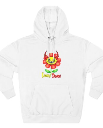 Lemon Demon Flower Three-Panel Fleece Hoodie