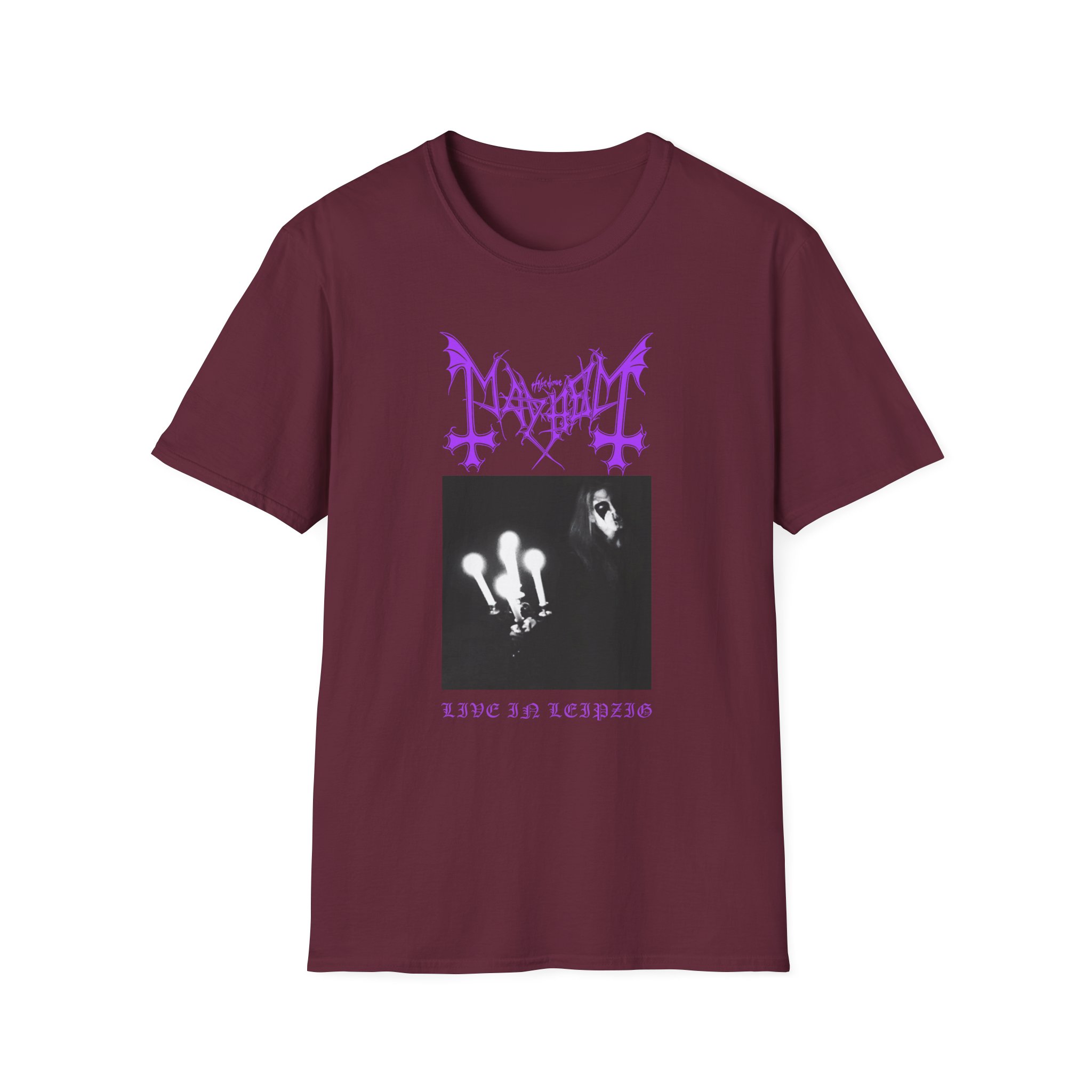 Mayhem Live In Leipzig Unisex Softstyle T-Shirt