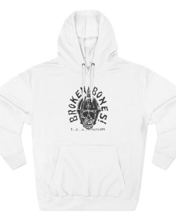 Broken Bones IOU Nothing Three-Panel Fleece Hoodie