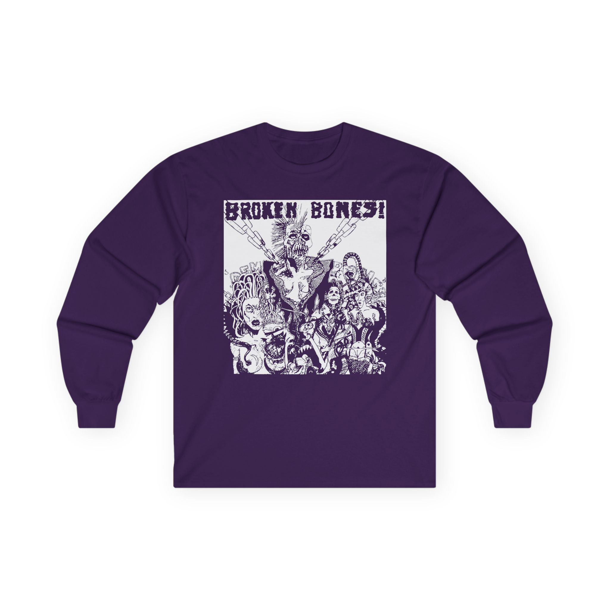 Broken Bones Dem Bones Unisex Ultra Cotton Long Sleeve Tee