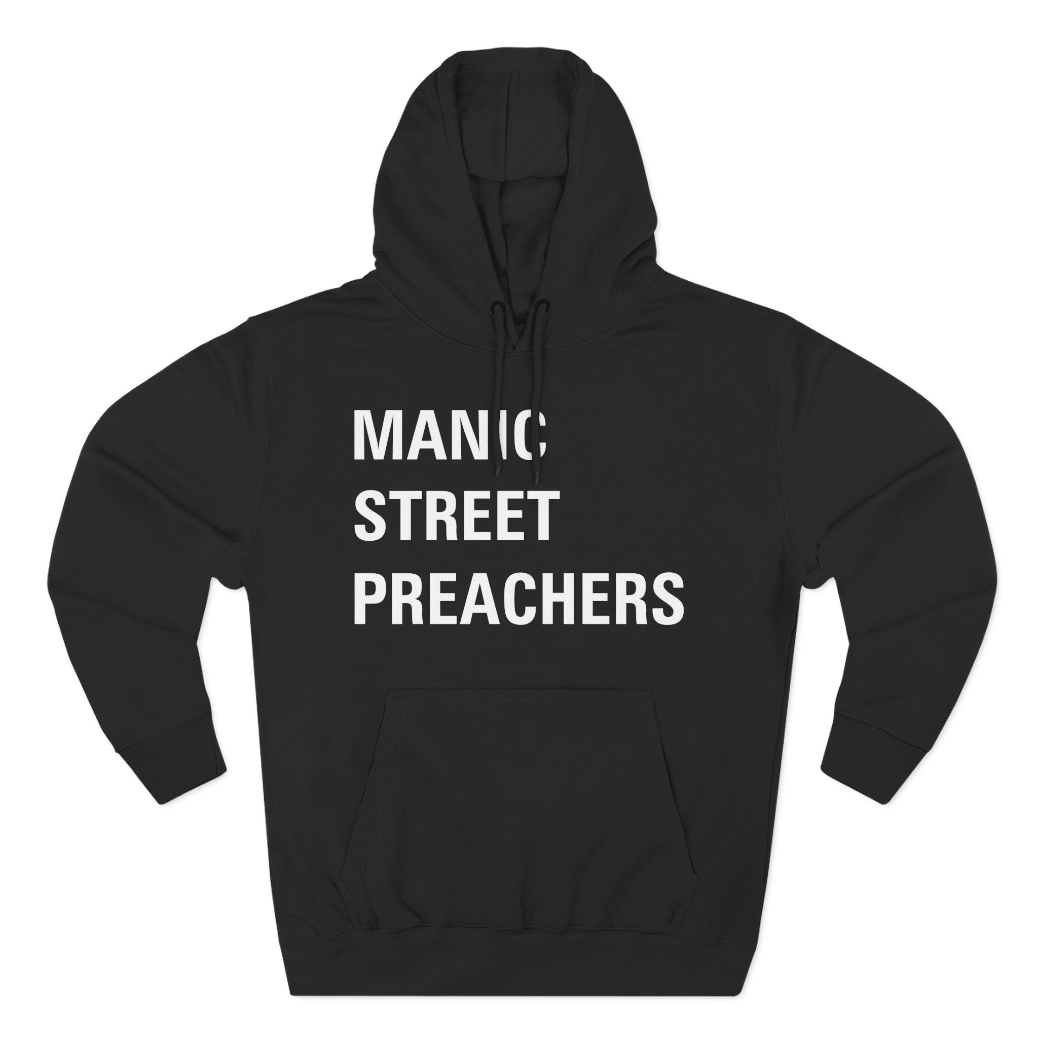 Manic Street Preachers Block Logo Three-Panel Fleece Hoodie