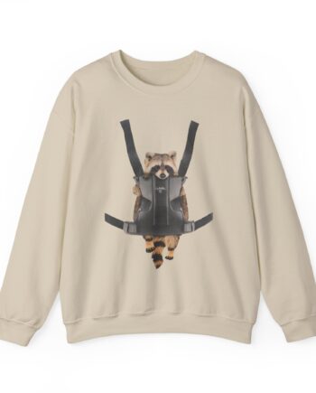 William Osman Raccoon Unisex Heavy Blend™ Crewneck Sweatshirt