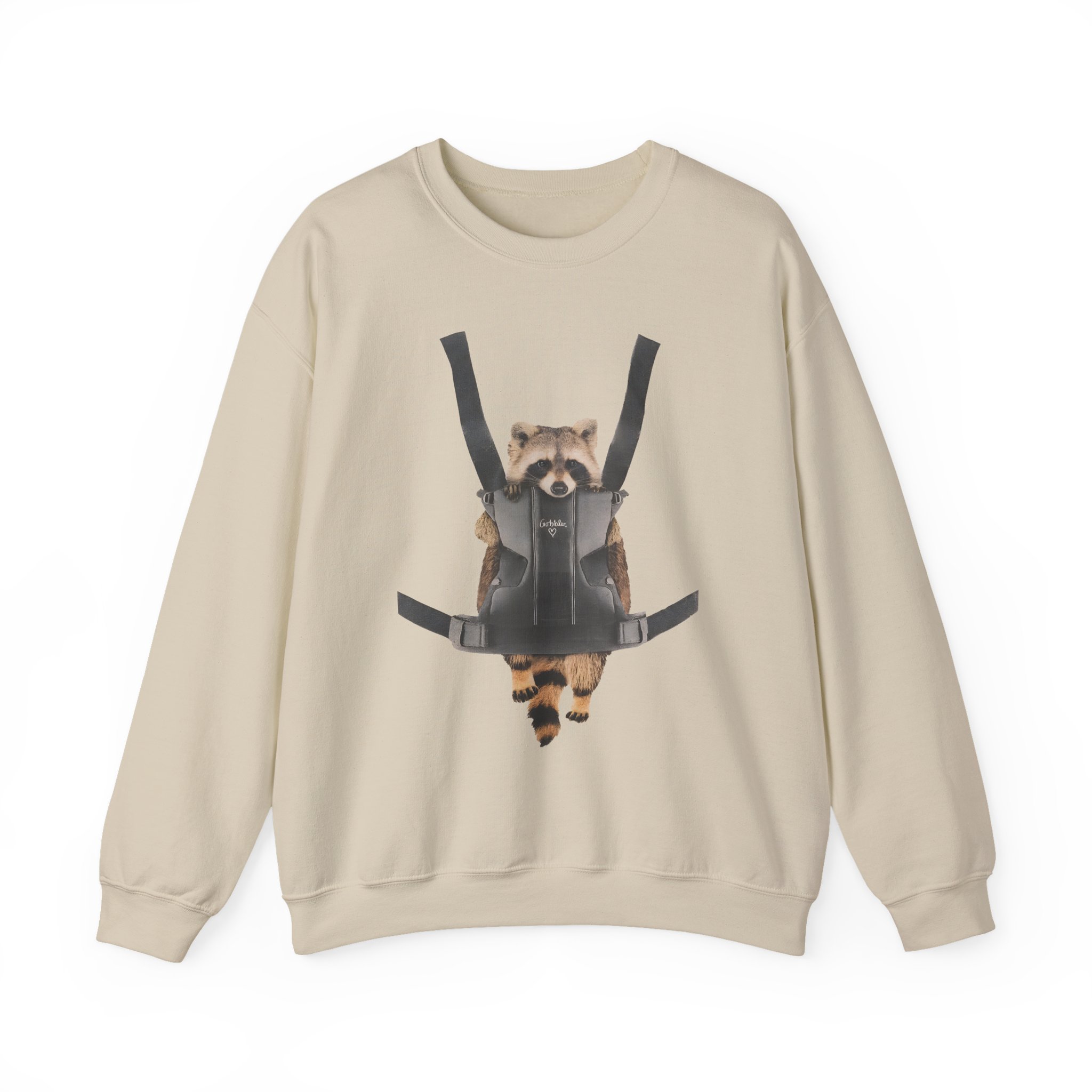 William Osman Raccoon Unisex Heavy Blendâ„¢ Crewneck Sweatshirt