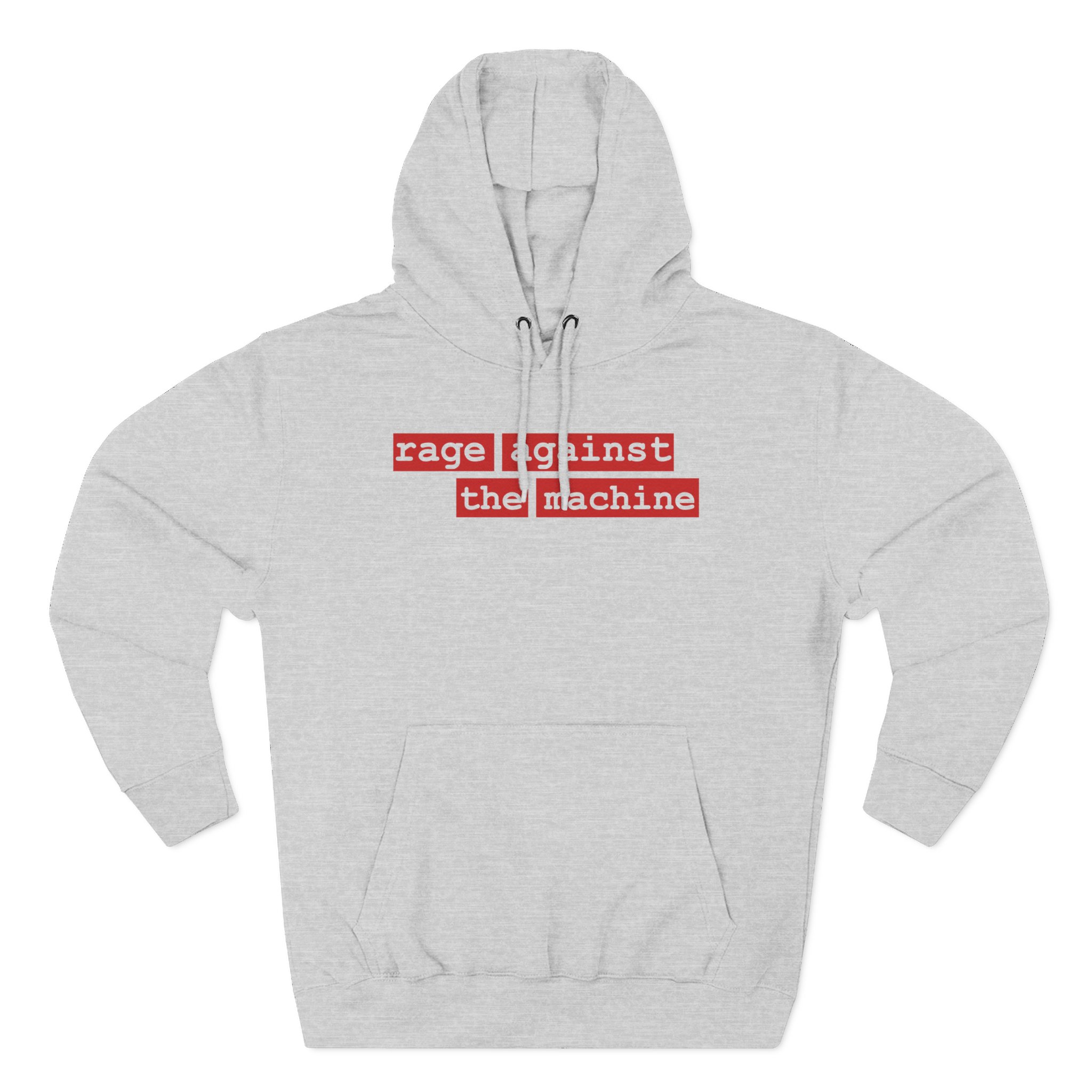 Rage Against the Machine Rage Stencil Type Three-Panel Fleece Hoodie