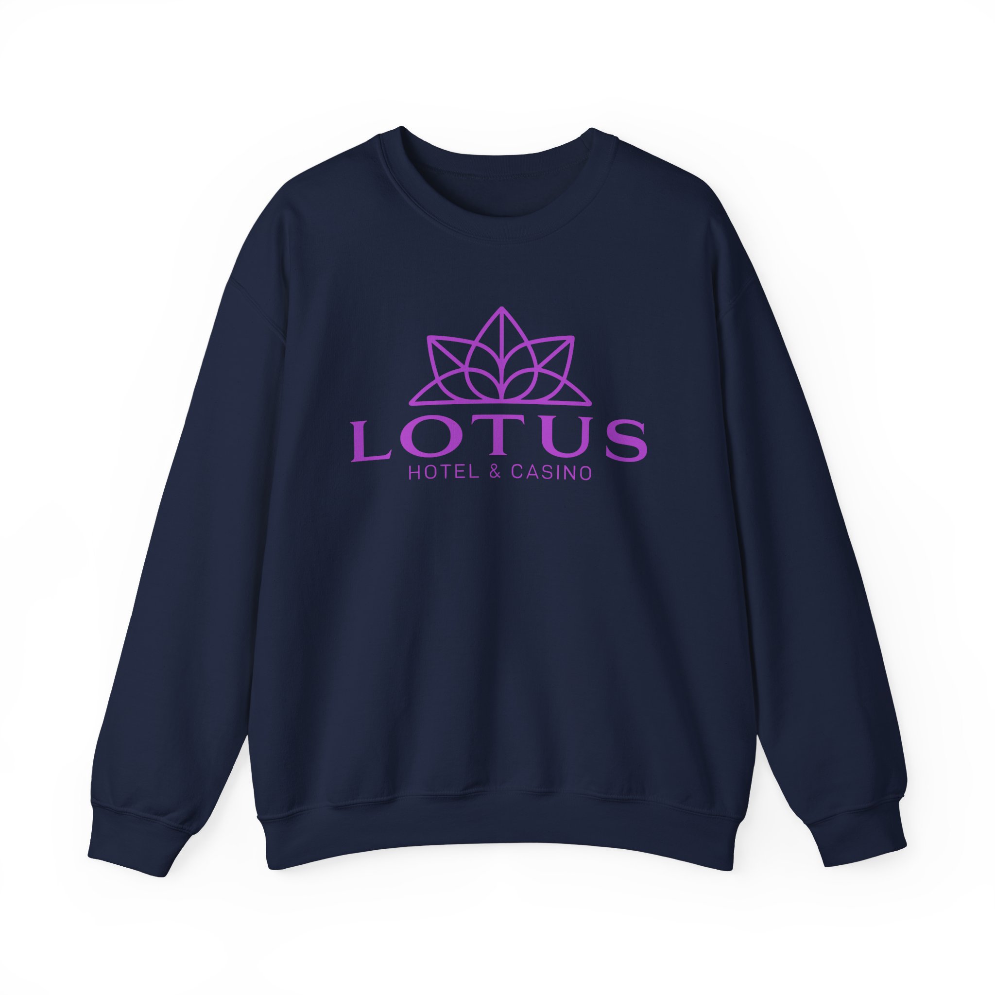 Percy Jackson and the Olympians Lotus Hotel & Casino Unisex Heavy Blendâ„¢ Crewneck Sweatshirt