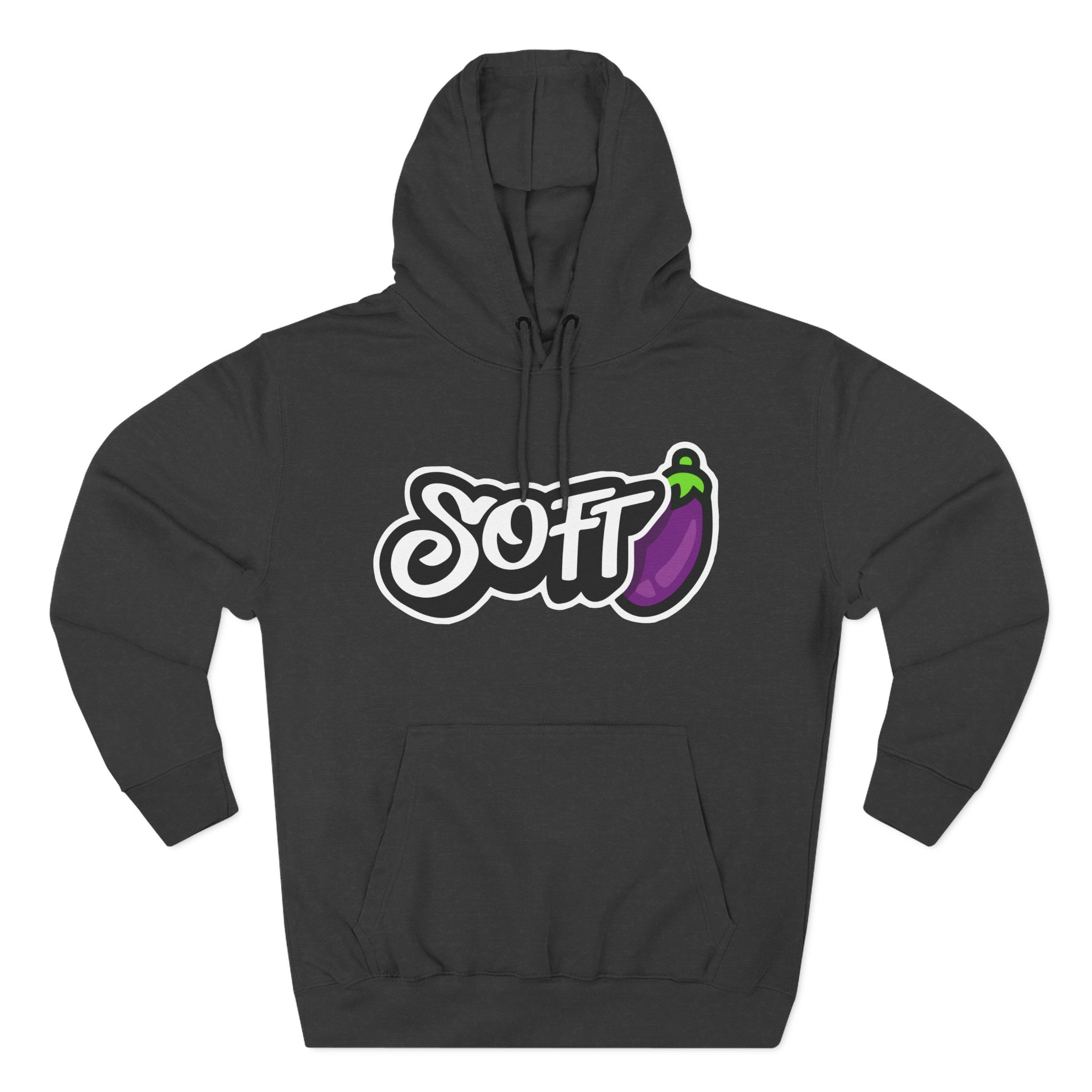 Softwilly Soft Three-Panel Fleece Hoodie