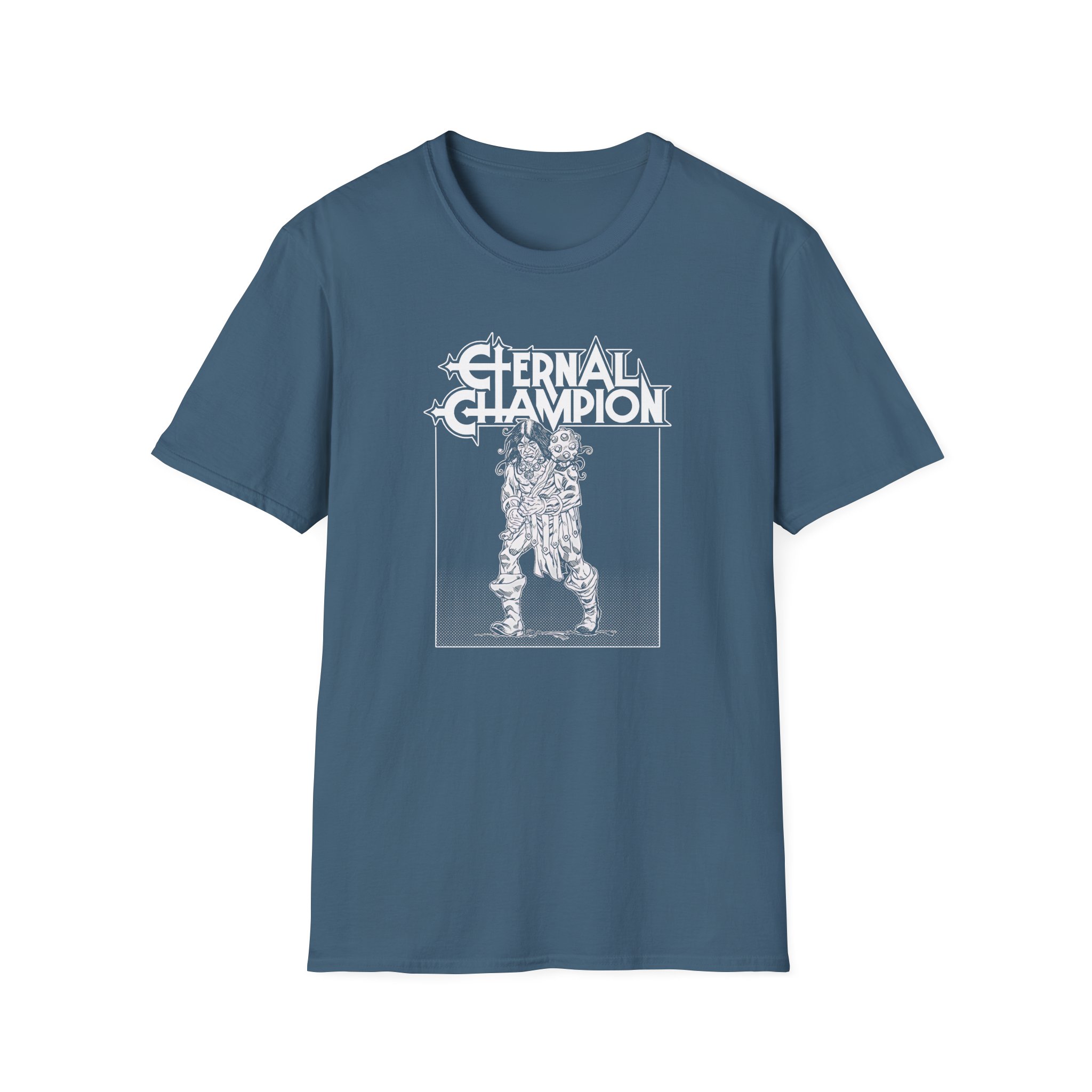 Eternal Champion Muscle Man Unisex Softstyle T-Shirt