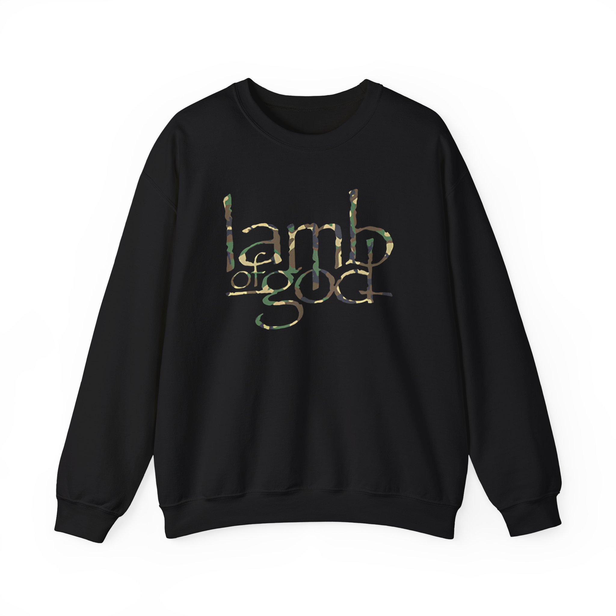Lamb of God Camo Flag Unisex Heavy Blendâ„¢ Crewneck Sweatshirt