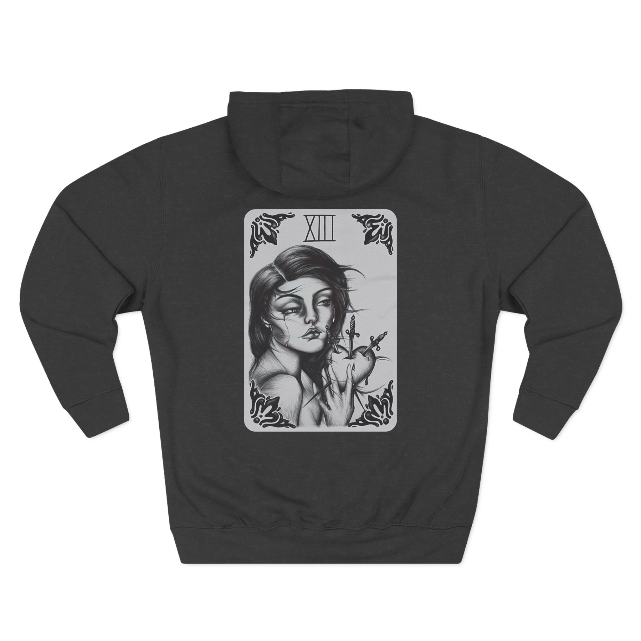 The Used Three-Panel Fleece Hoodie