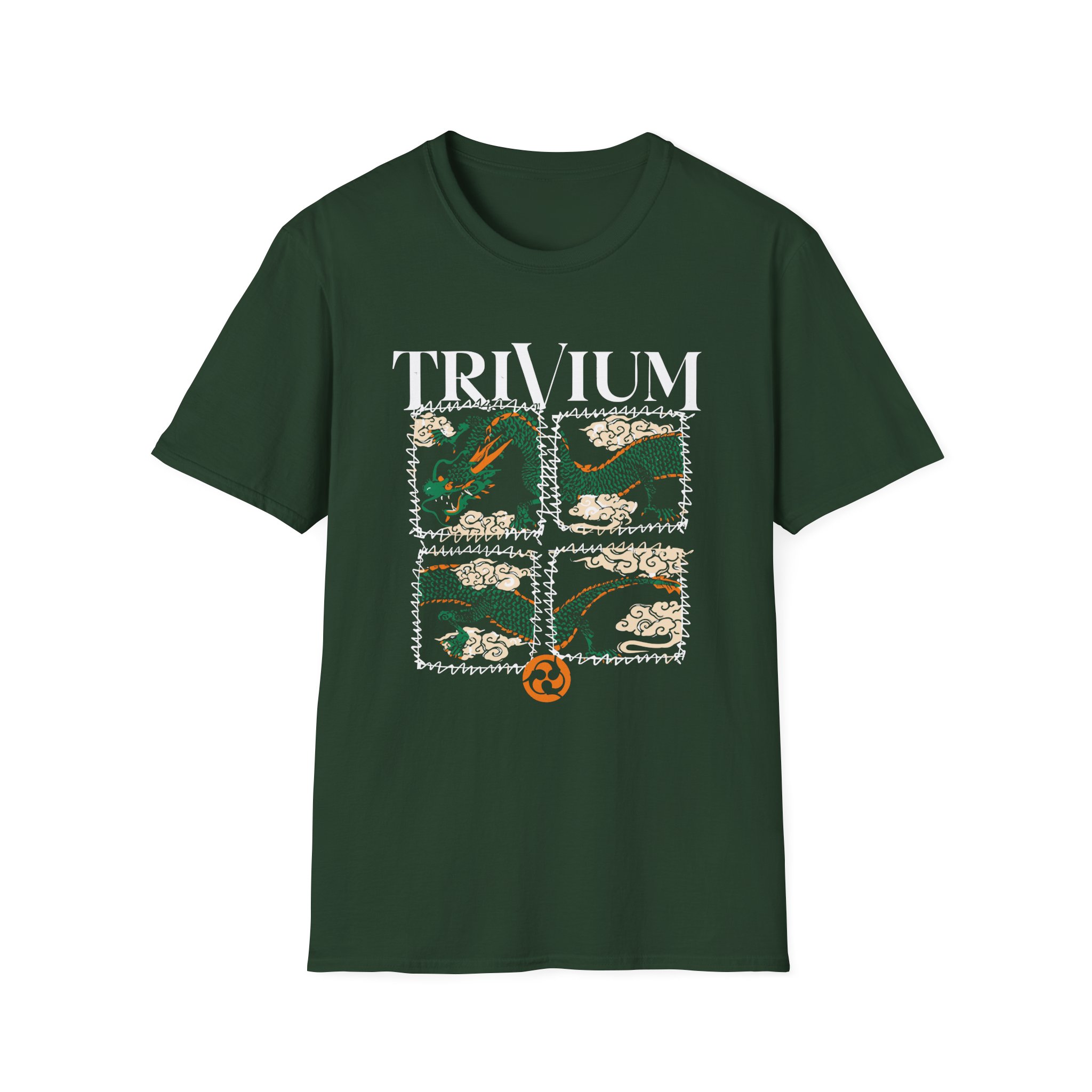 Trivium Dragon Cloud Unisex Softstyle T-Shirt