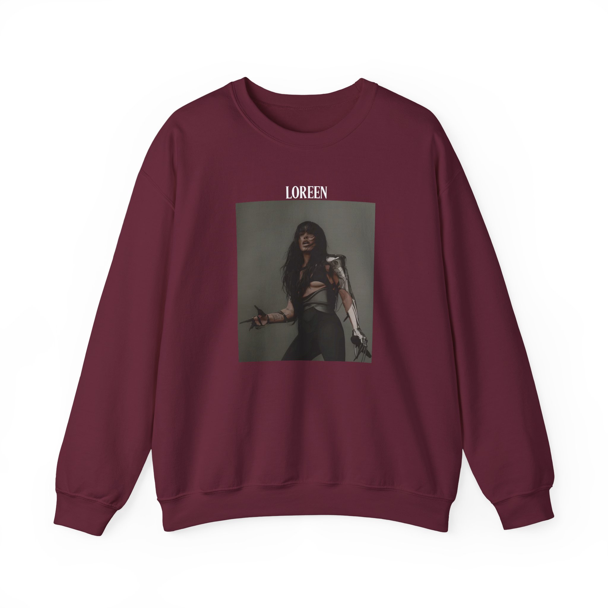 Loreen Photo Unisex Heavy Blendâ„¢ Crewneck Sweatshirt
