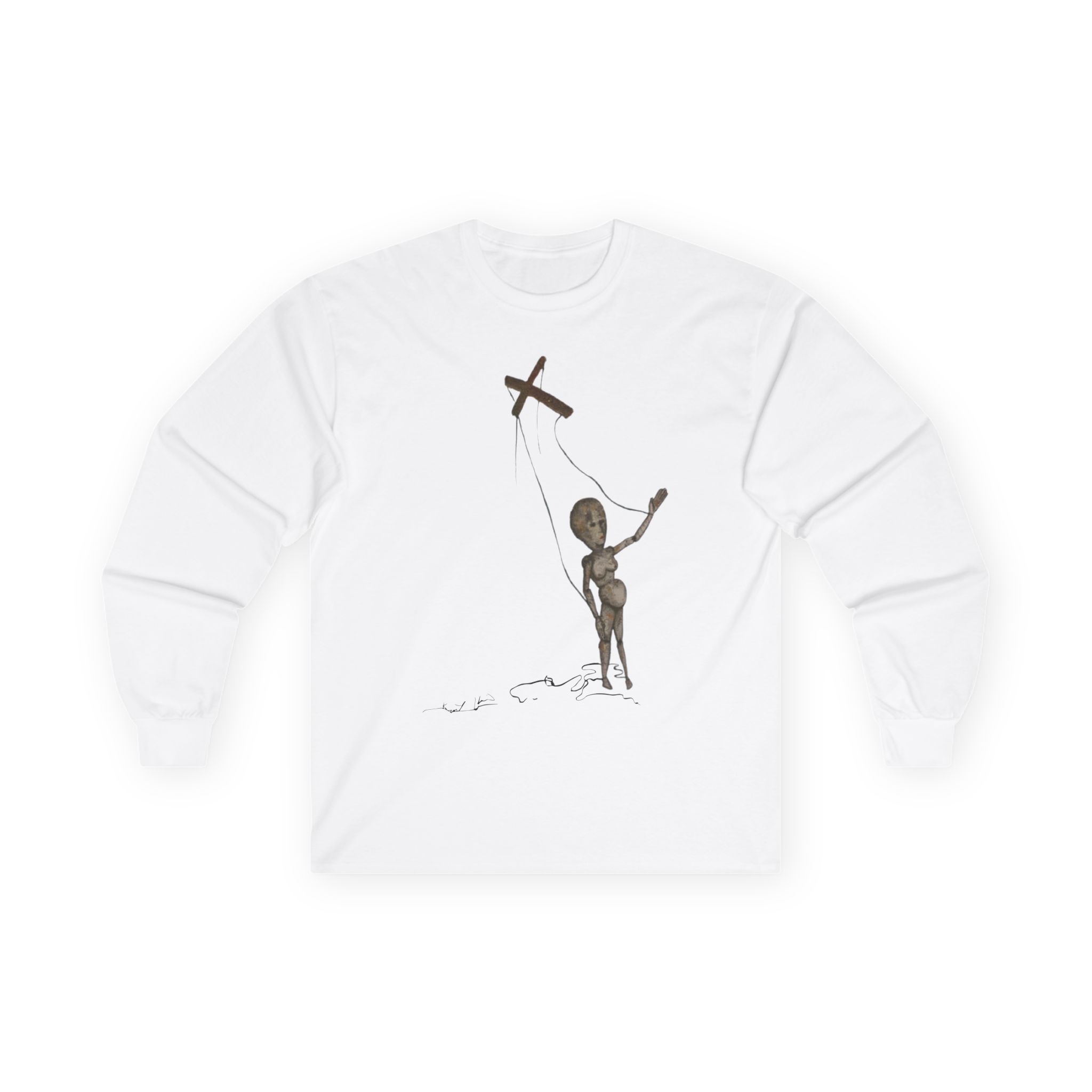 Kurt Cobain Painted Puppet Acid Unisex Ultra Cotton Long Sleeve Tee