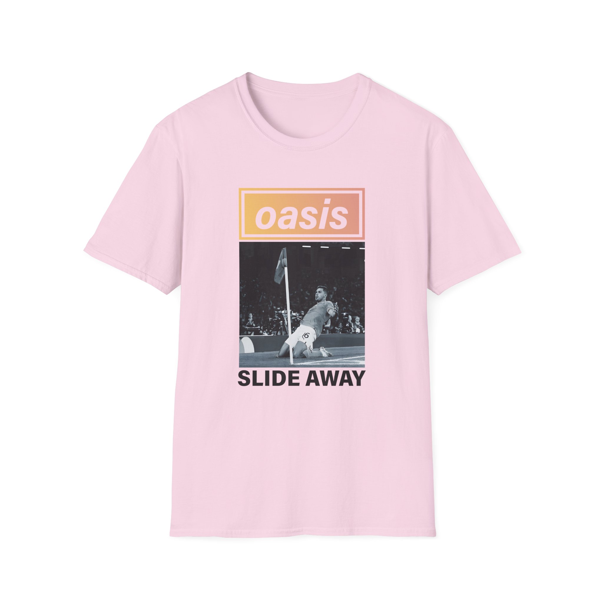Oasis Man City Slide Away Unisex Softstyle T-Shirt