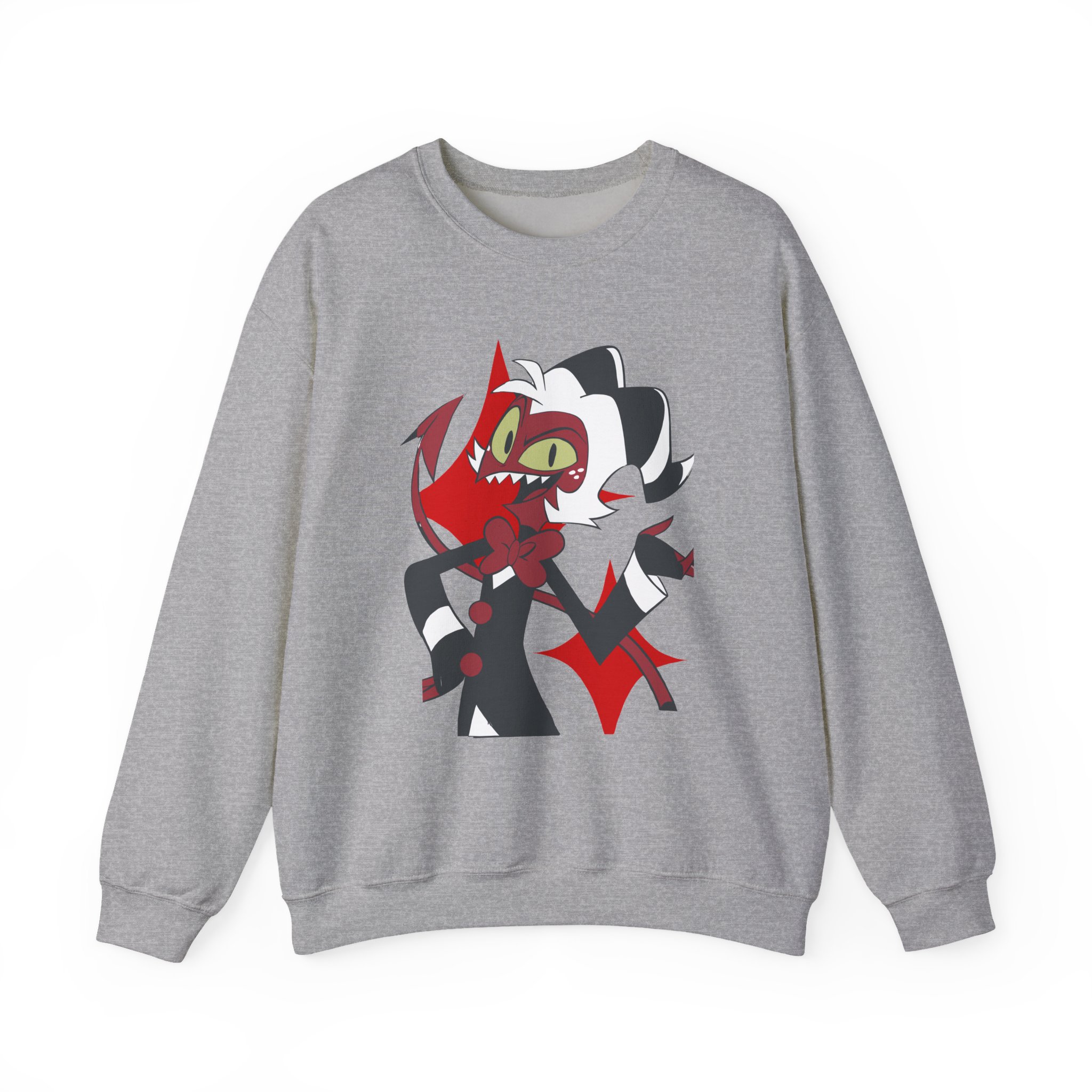 Helluva Boss Moxxie Unisex Heavy Blendâ„¢ Crewneck Sweatshirt