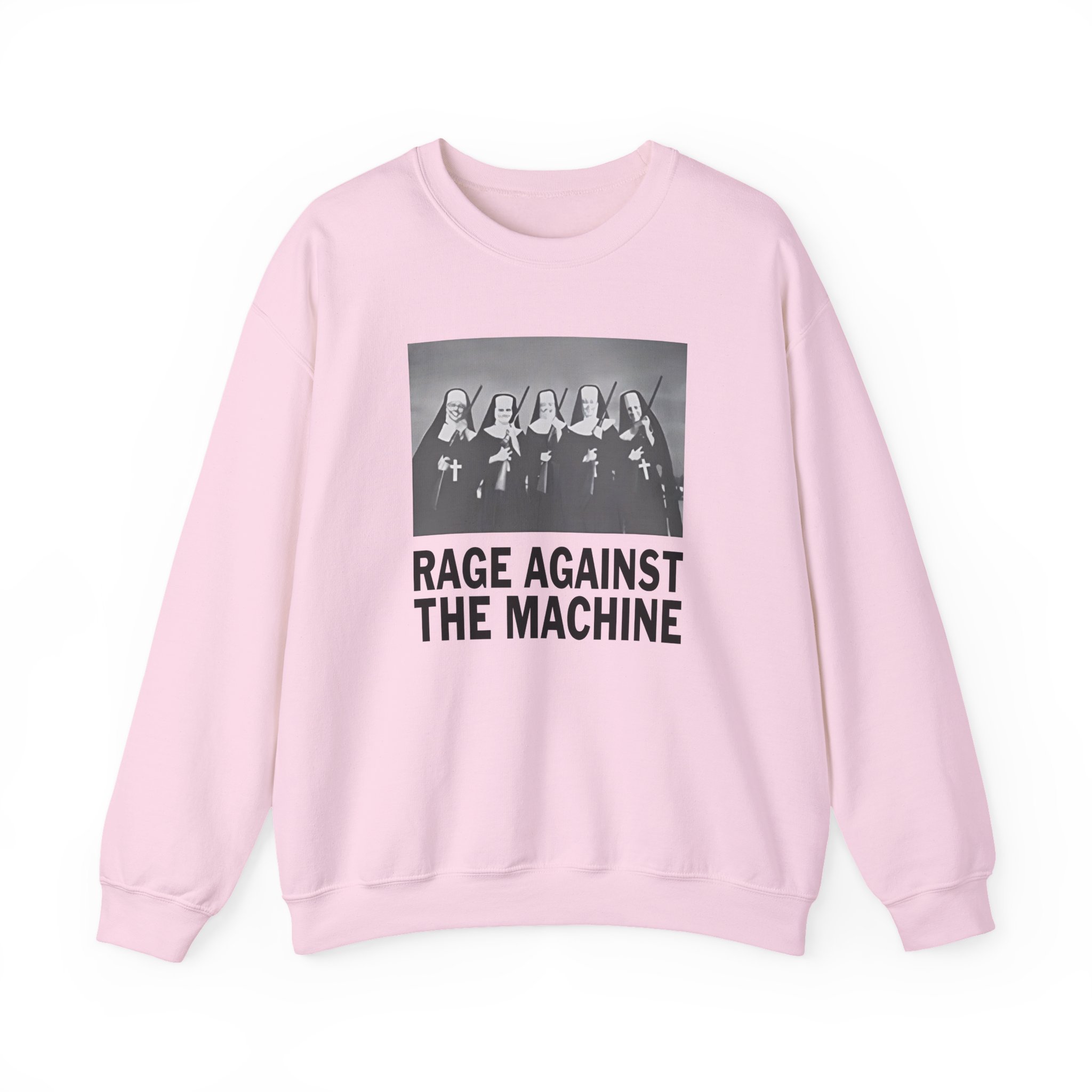 Rage Against the Machine Nuns and Guns Unisex Heavy Blendâ„¢ Crewneck Sweatshirt