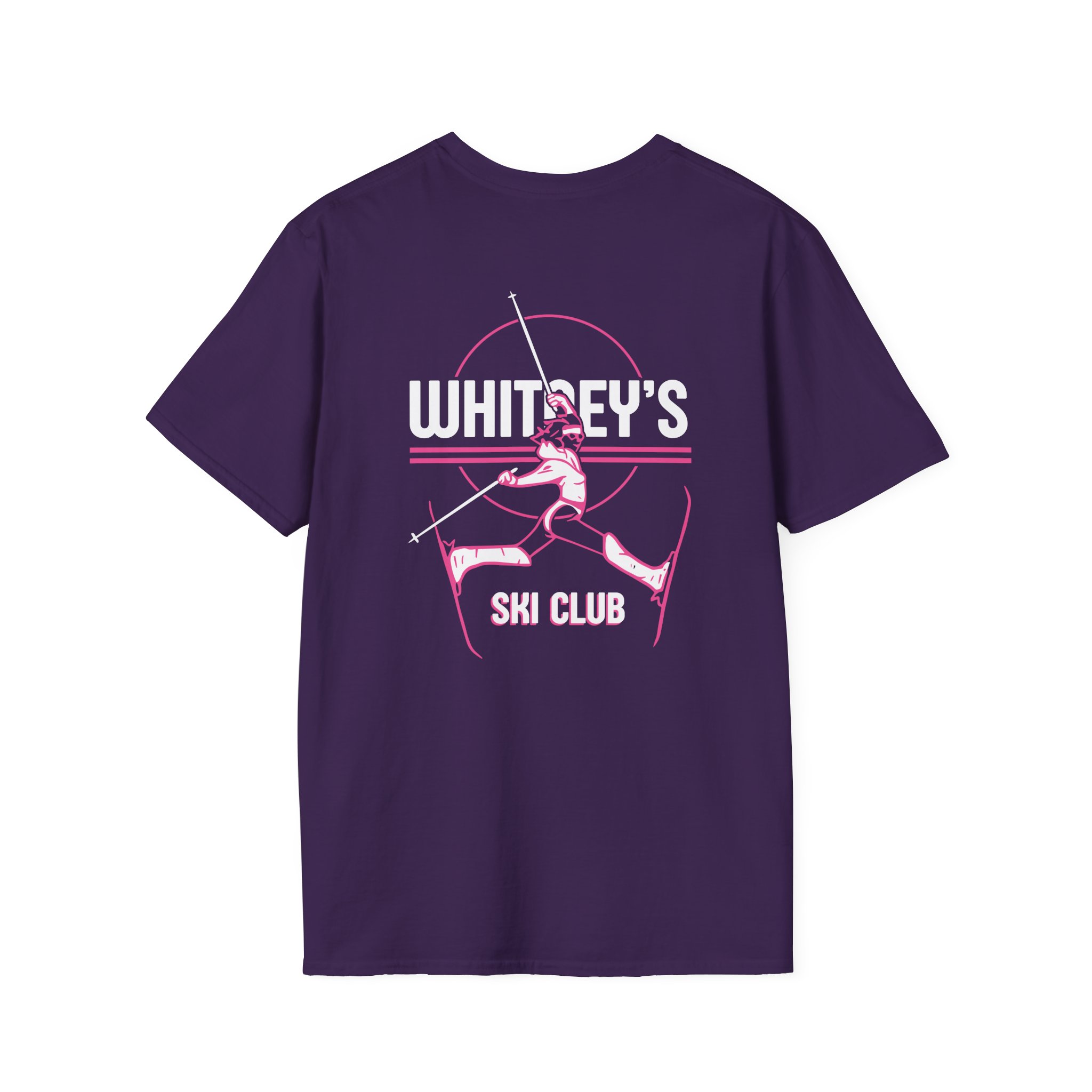 Spittin Chiclets Whitney's Ski Club Unisex Softstyle T-Shirt