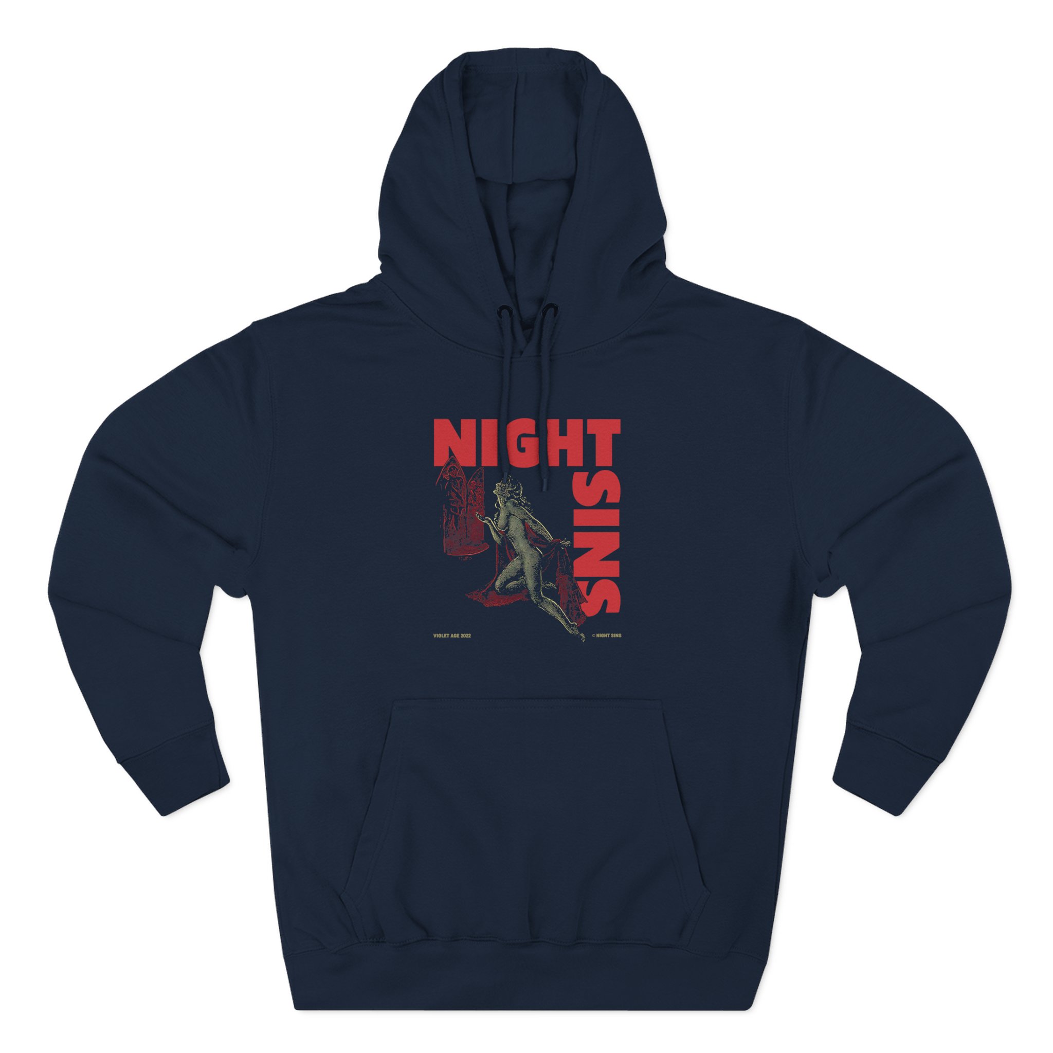 Night Sins Shrine Three-Panel Fleece Hoodie