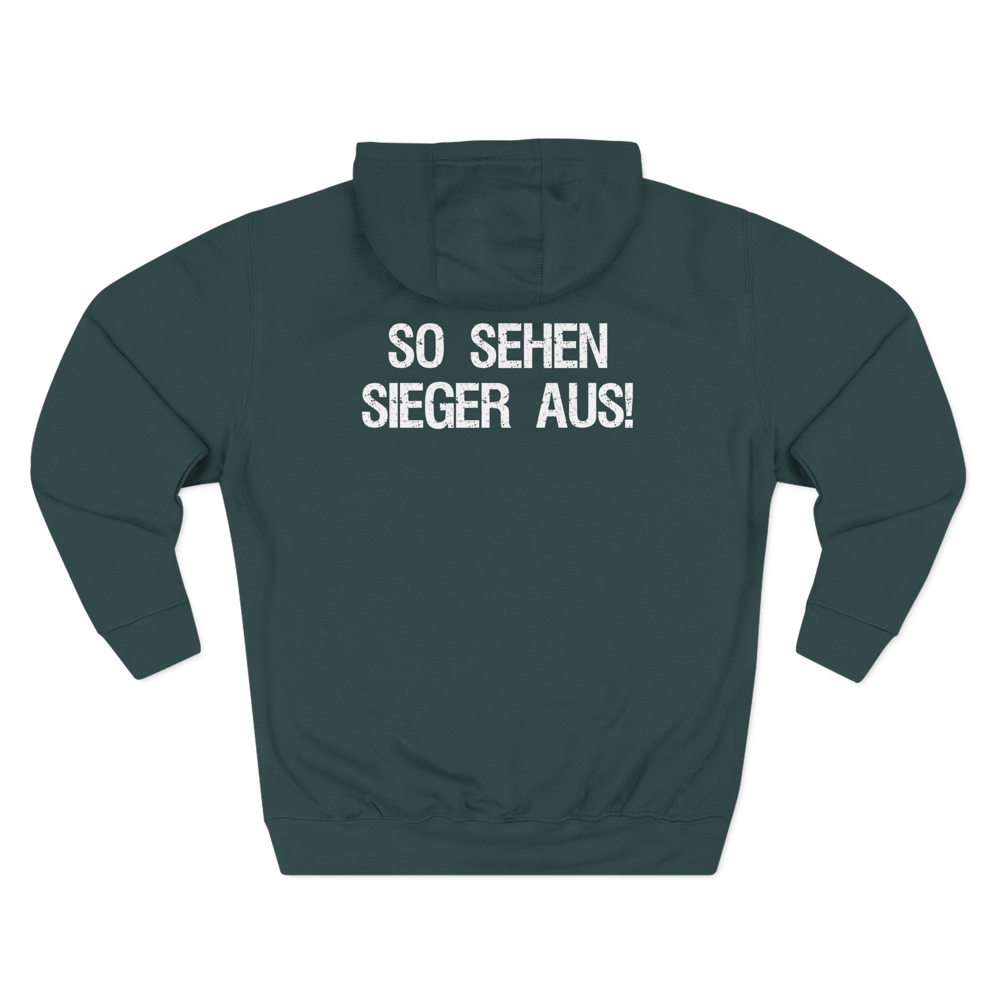 Tankard So Sehen Sieger Aus! Three-Panel Fleece Hoodie