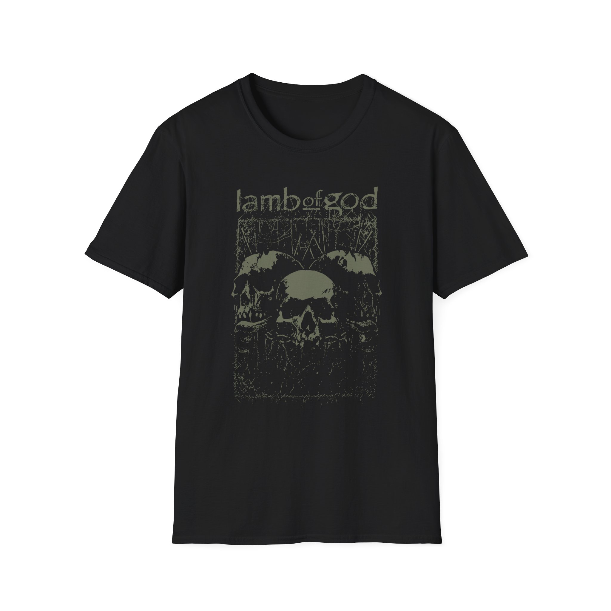 Lamb of God Skull Unisex Softstyle T-Shirt