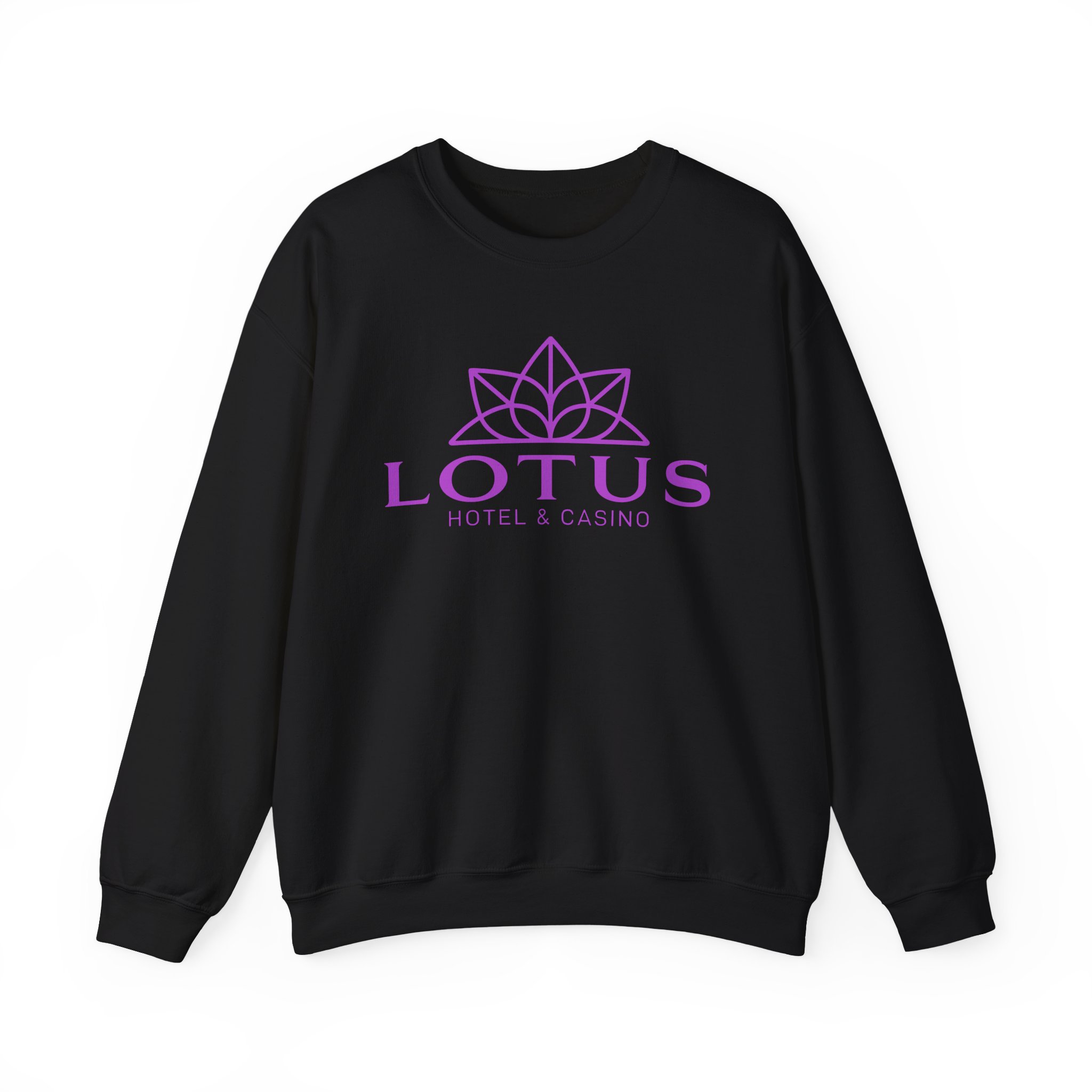 Percy Jackson and the Olympians Lotus Hotel & Casino Unisex Heavy Blendâ„¢ Crewneck Sweatshirt