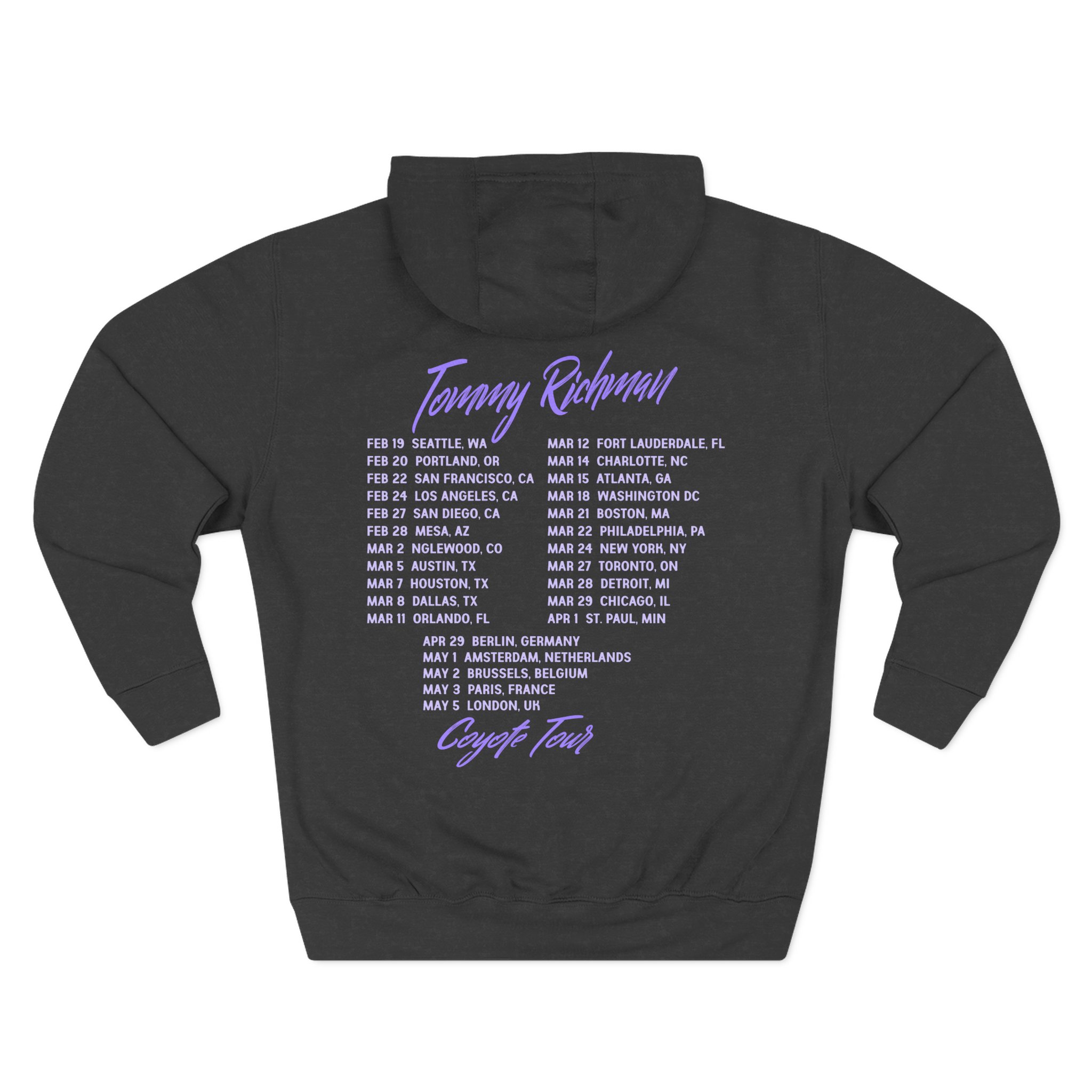 Tommy Richman Coyote Tour Three-Panel Fleece Hoodie