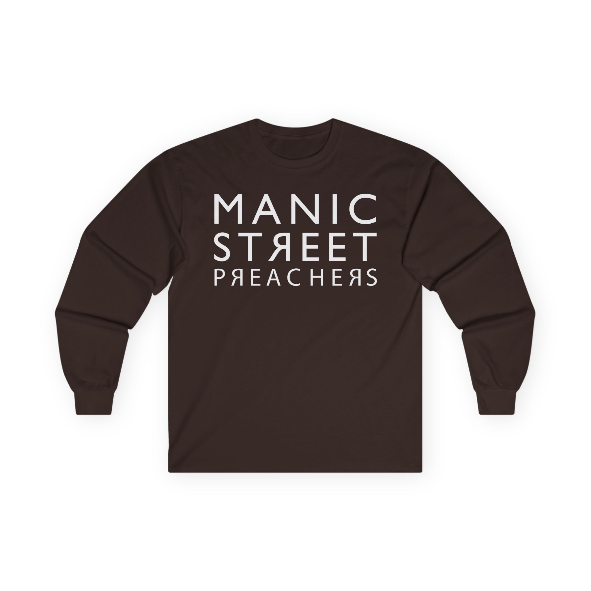 Manic Street Preachers Reversed Logo Unisex Ultra Cotton Long Sleeve Tee