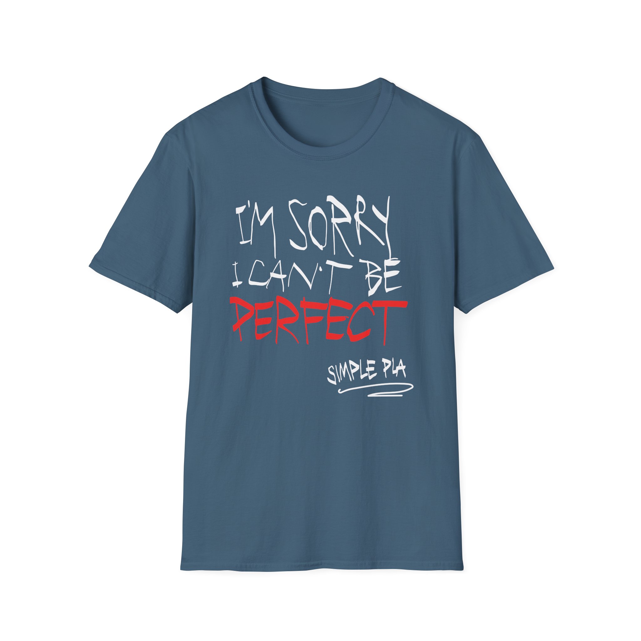 Simple Plan I'm Sorry I Can't Be Perfect Unisex Softstyle T-Shirt
