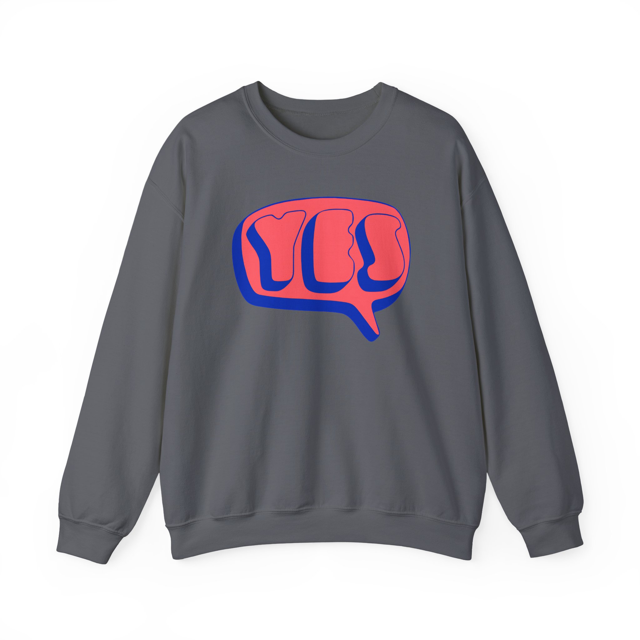 Yes Word Bubble Unisex Heavy Blendâ„¢ Crewneck Sweatshirt