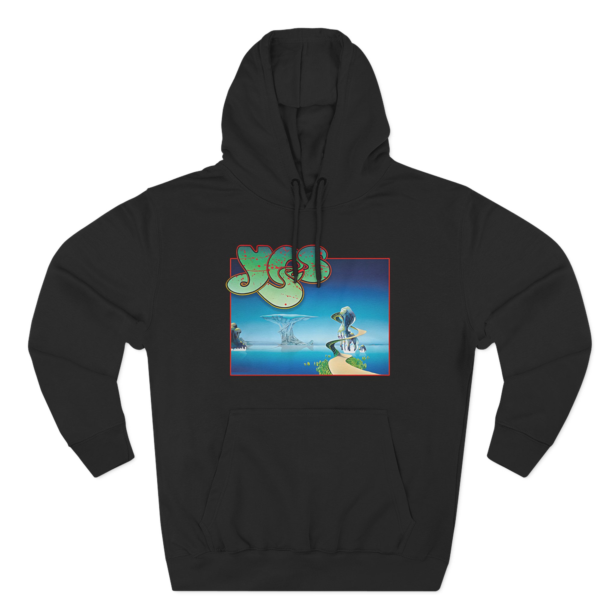 Yes Song Album Cover Three-Panel Fleece Hoodie