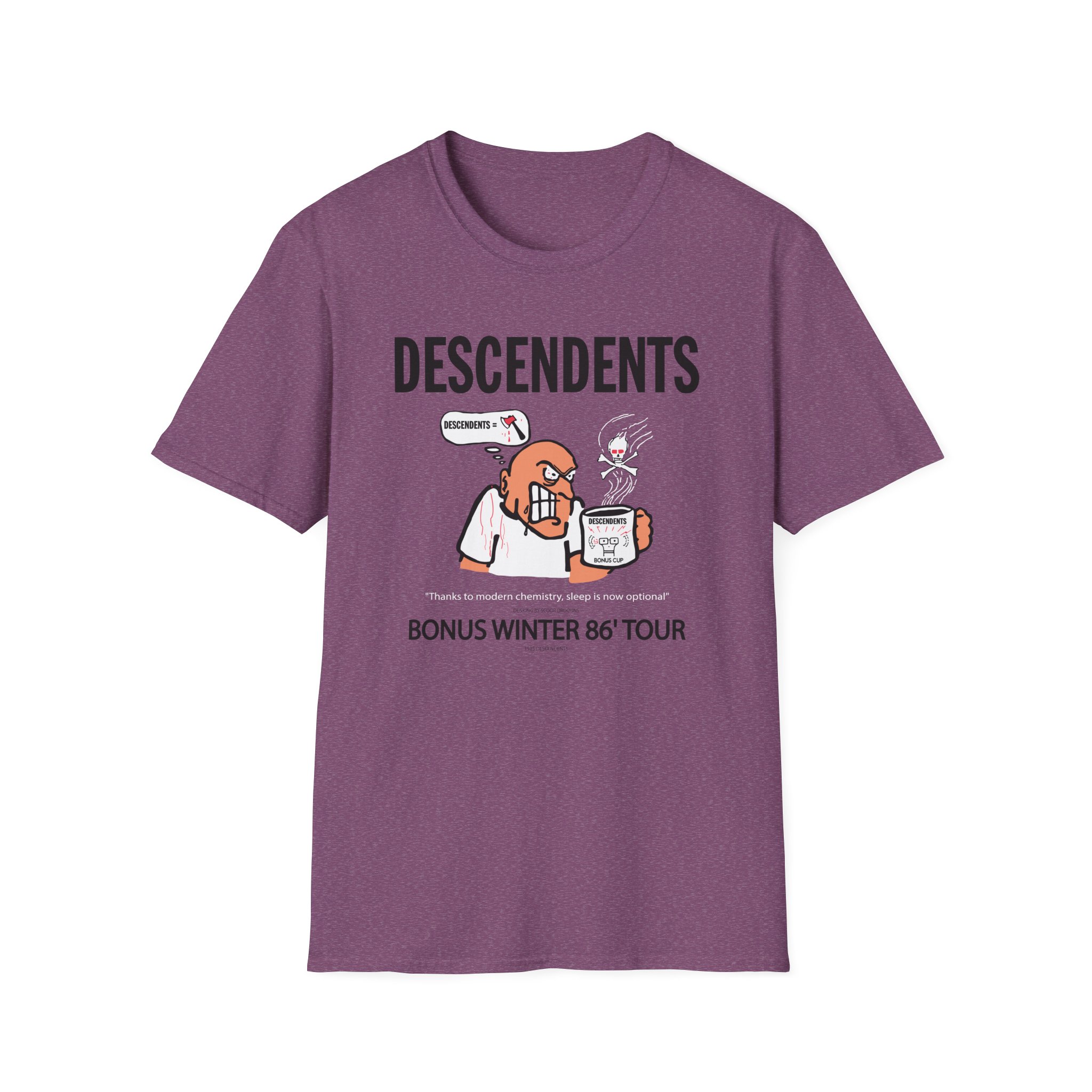 Descendents Bonus Cup '86 Tour Unisex Softstyle T-Shirt