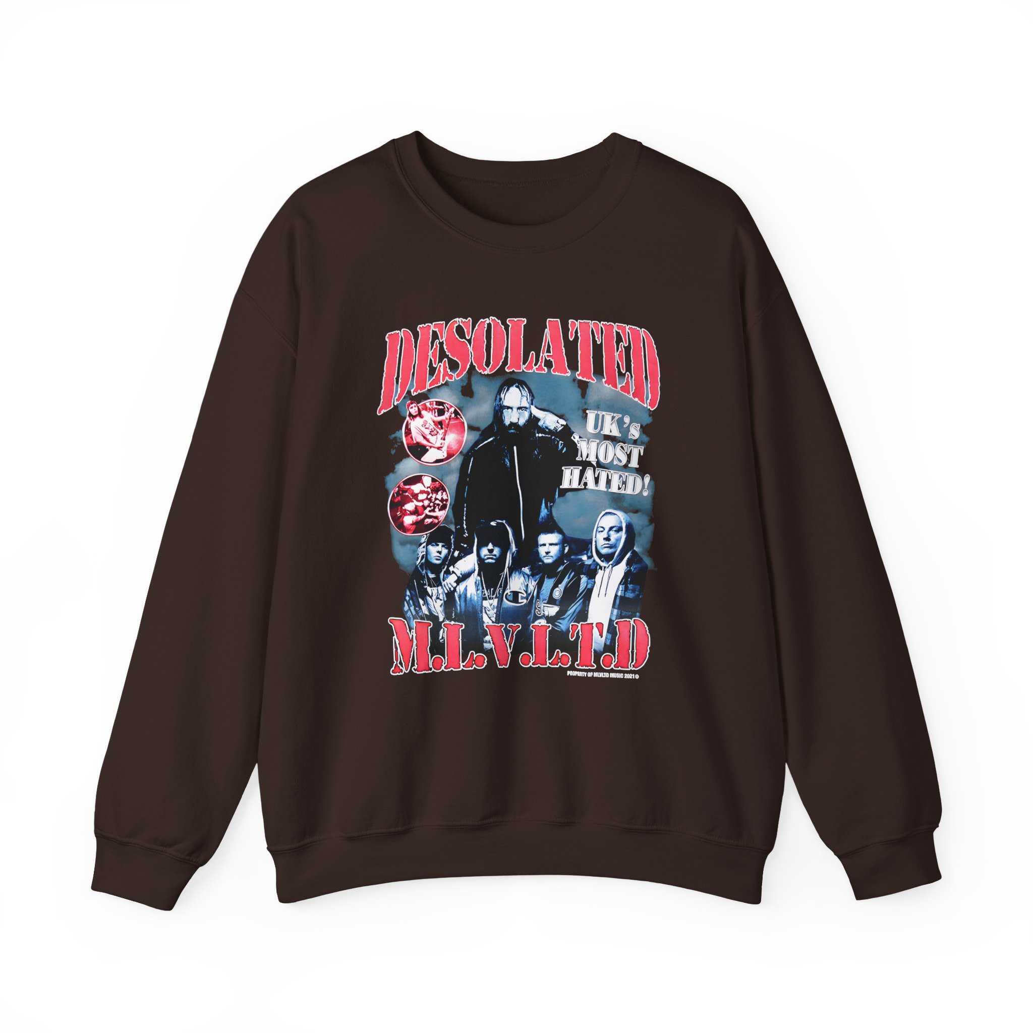 Desolated UK's Most Hated Unisex Heavy Blendâ„¢ Crewneck Sweatshirt