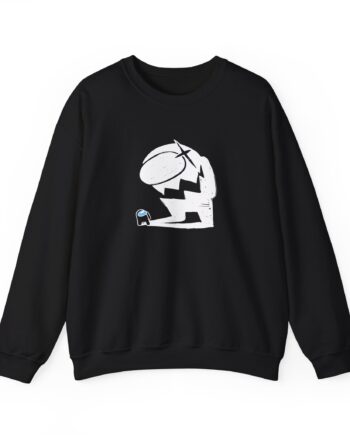 Among Us Impostor Black Shadow Unisex Heavy Blend™ Crewneck Sweatshirt