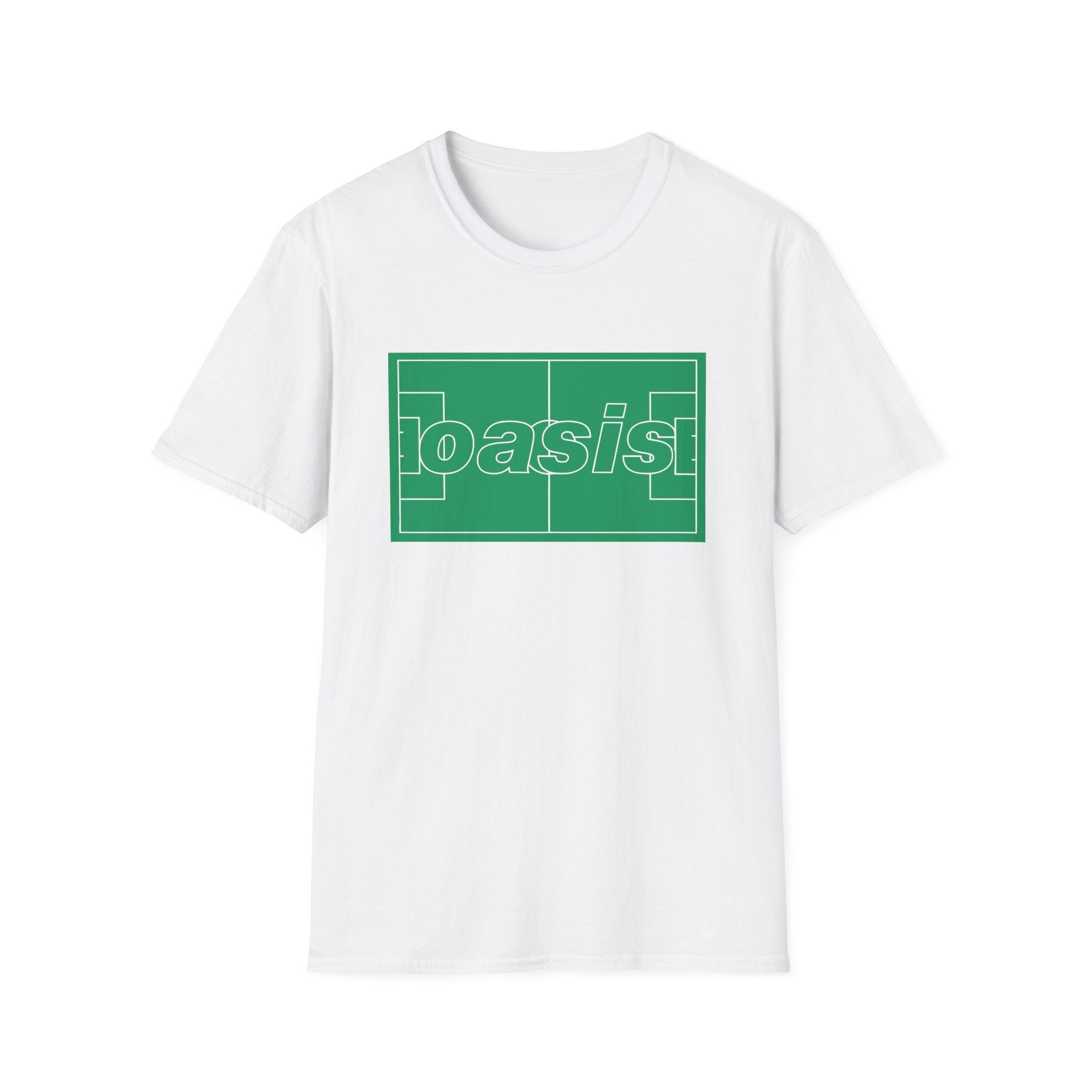 Oasis Logo Pitch Unisex Softstyle T-Shirt