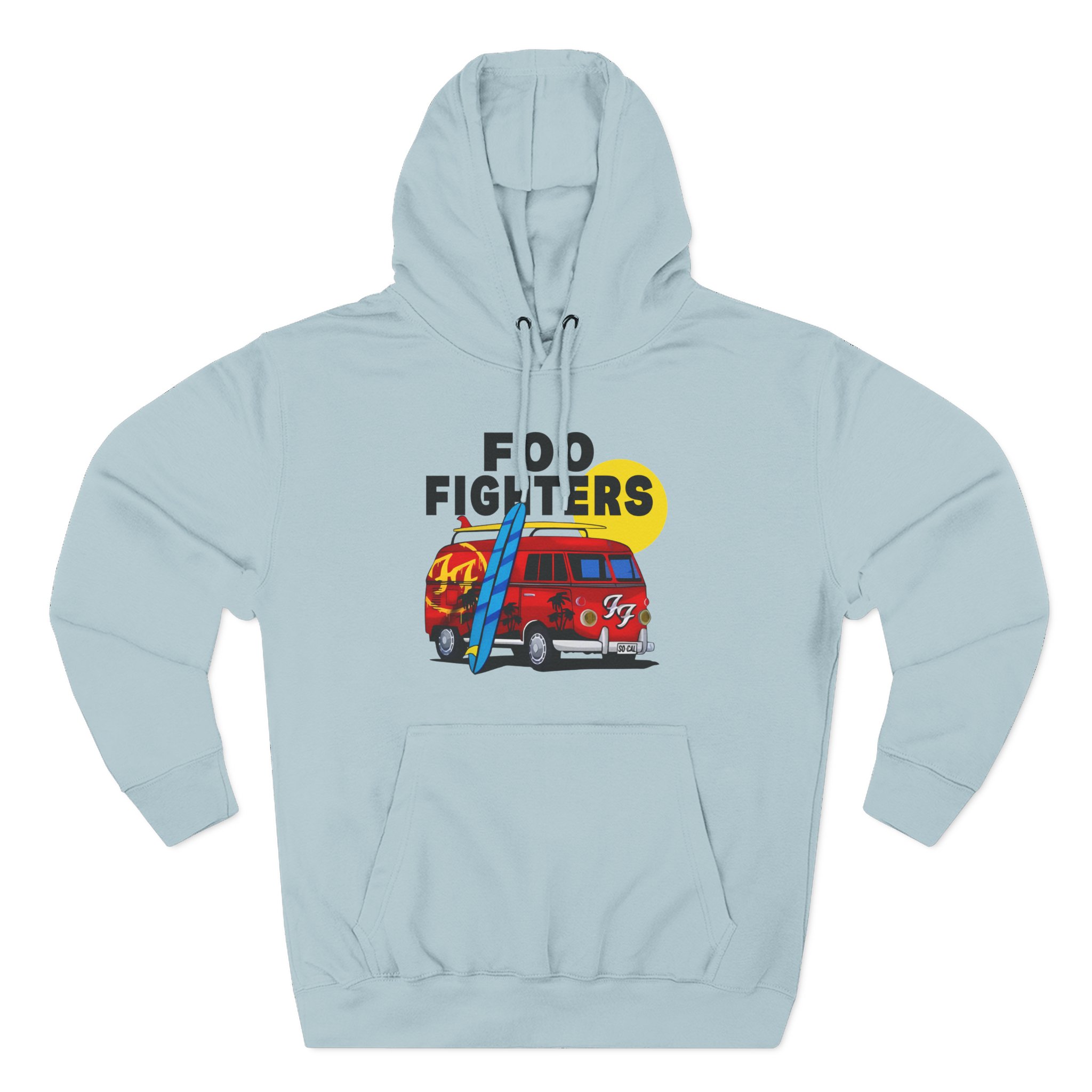 Foo Fighters Split Window Three-Panel Fleece Hoodie