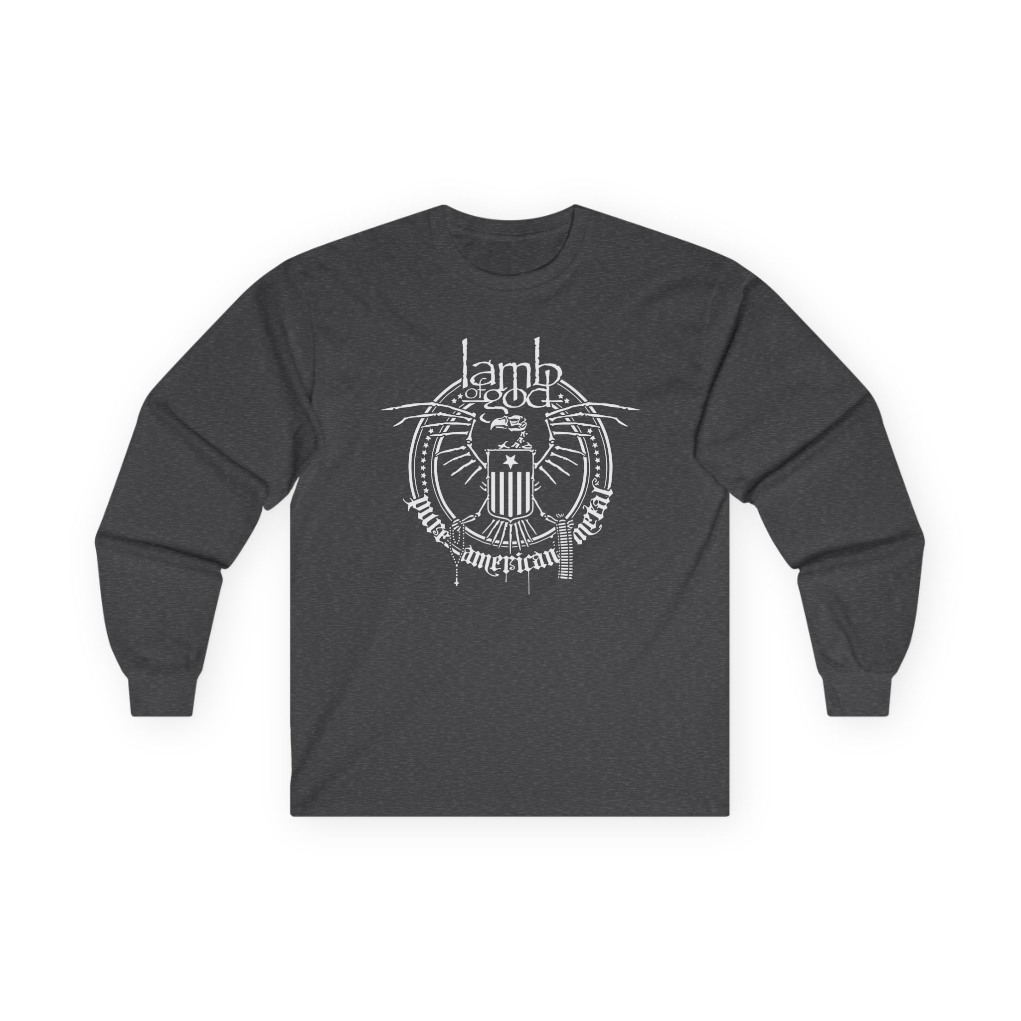 Lamb of God Skeleton Eagle Unisex Ultra Cotton Long Sleeve Tee