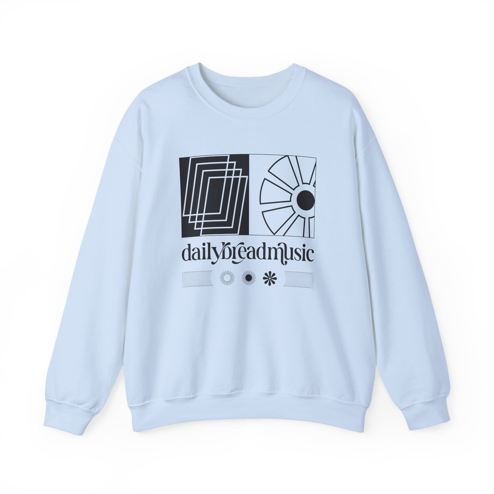 Daily Bread Tri Flower Unisex Heavy Blendâ„¢ Crewneck Sweatshirt