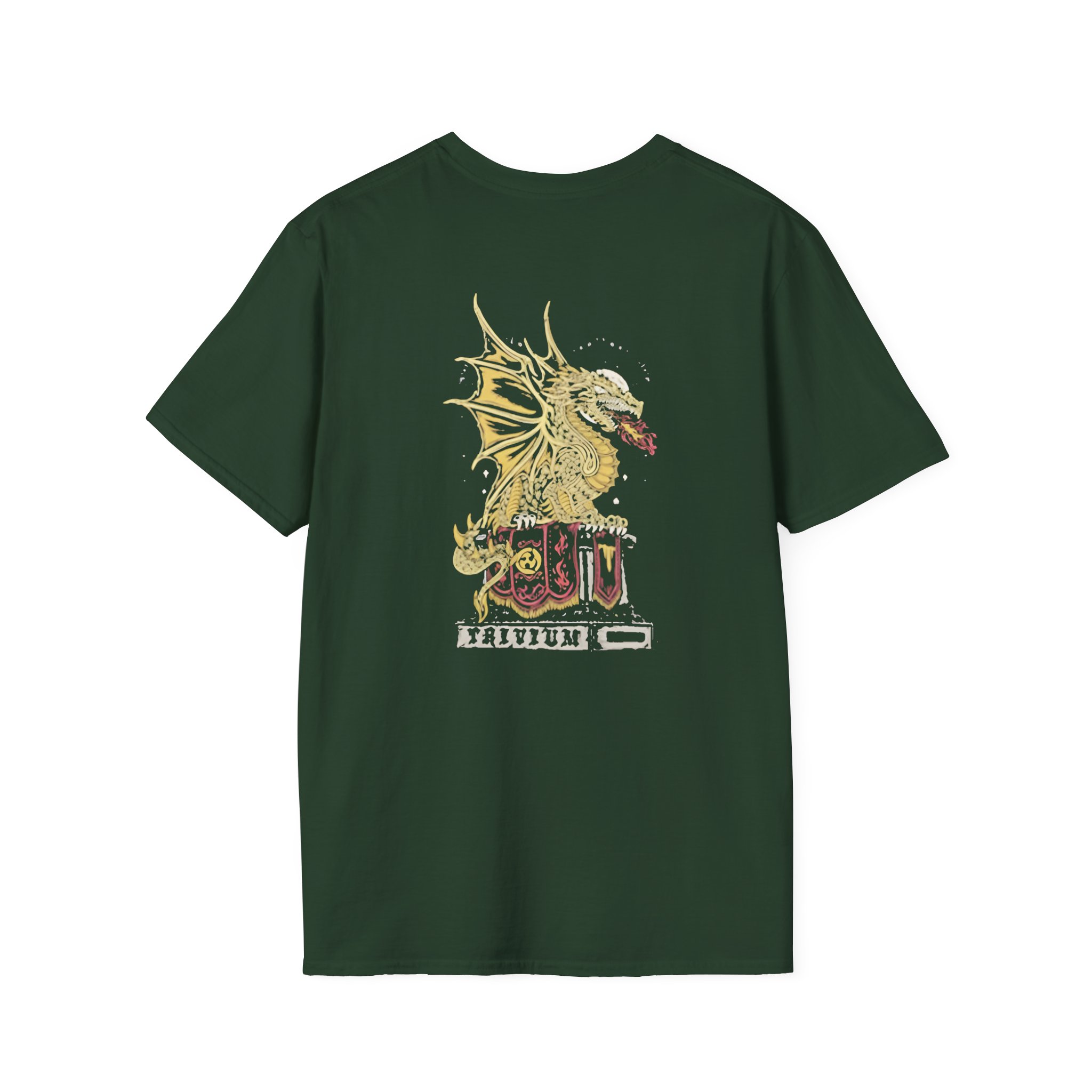 Trivium Big Dragon Unisex Softstyle T-Shirt