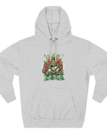 Helluva Boss Fizz N Friends Three-Panel Fleece Hoodie