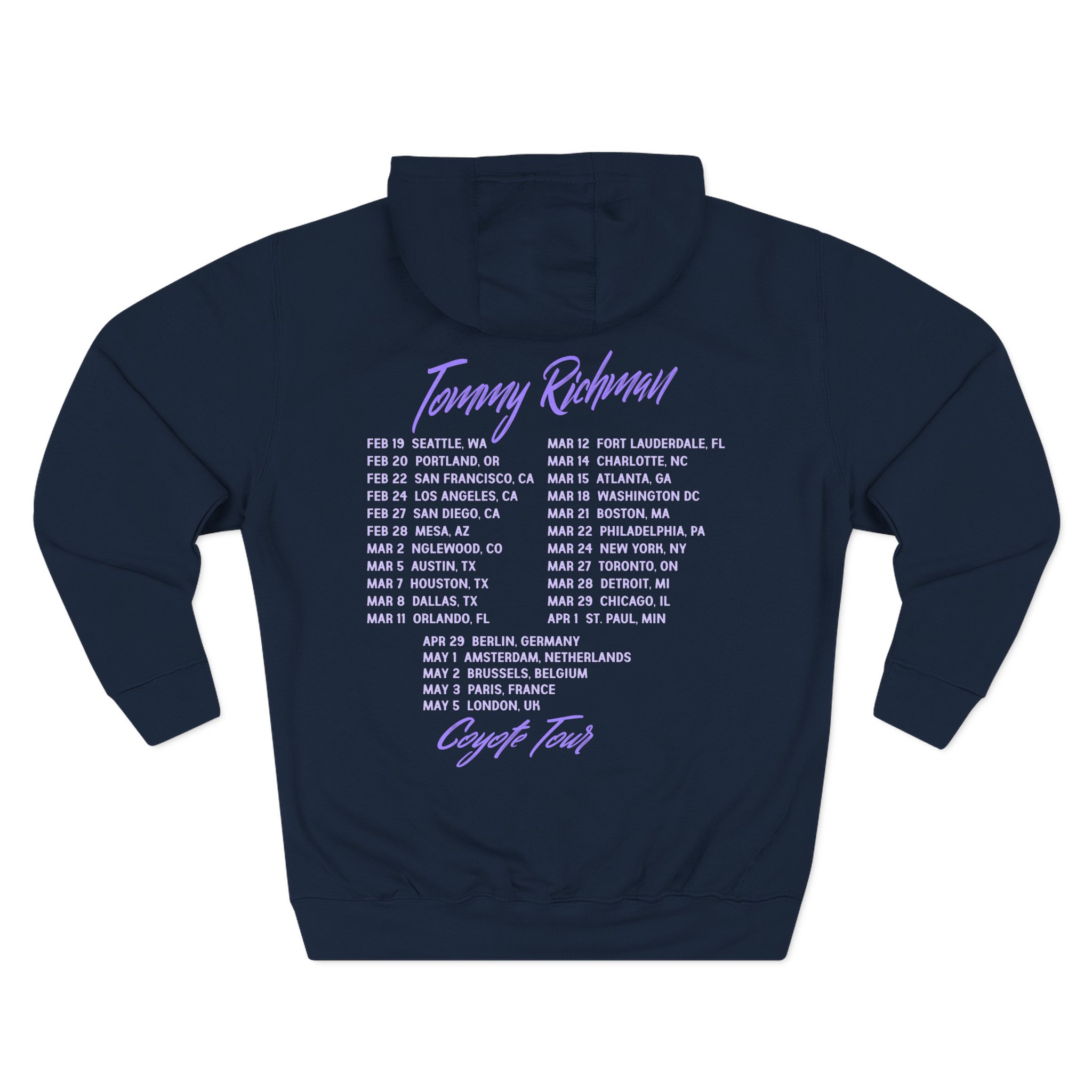 Tommy Richman Coyote Tour Three-Panel Fleece Hoodie