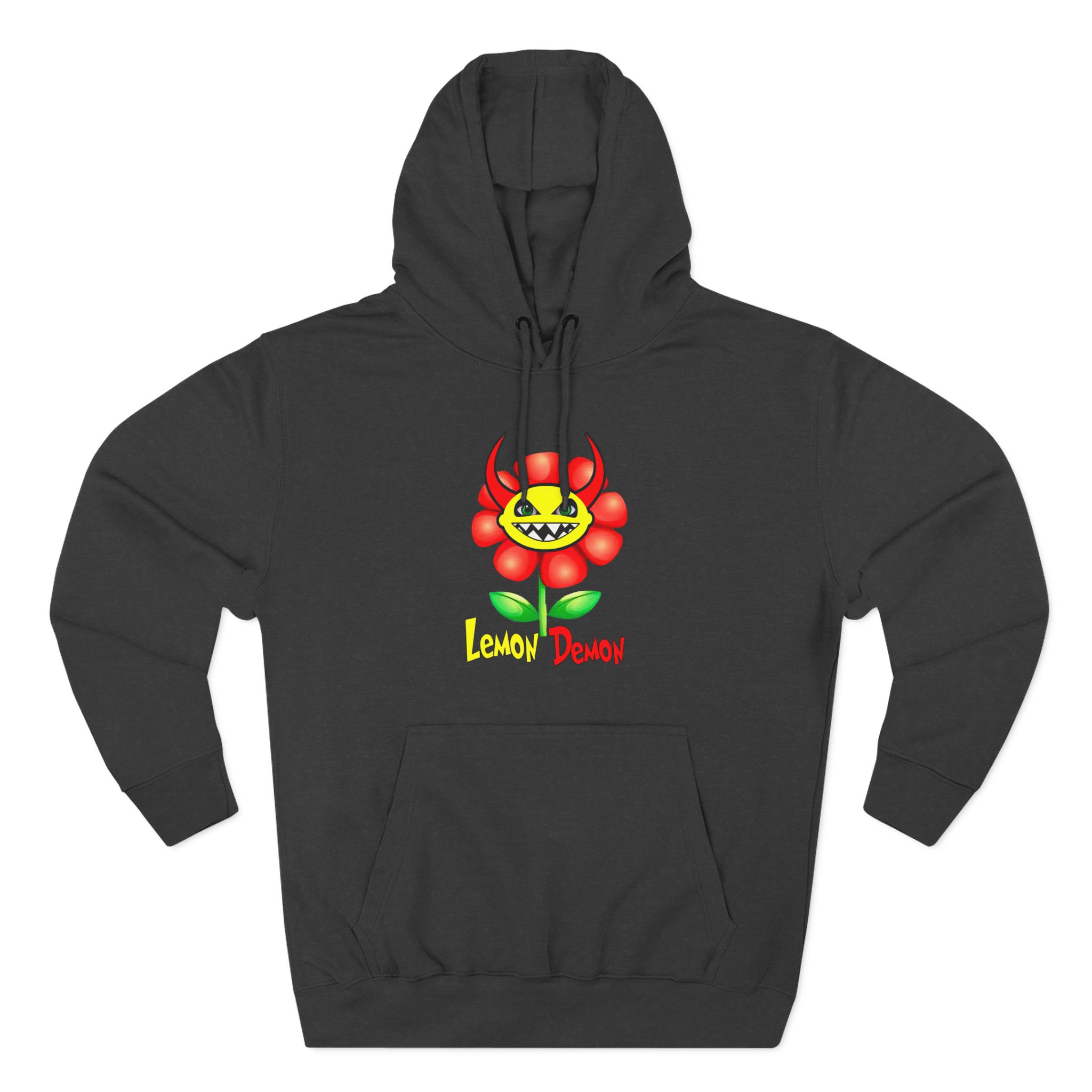 Lemon Demon Flower Three-Panel Fleece Hoodie