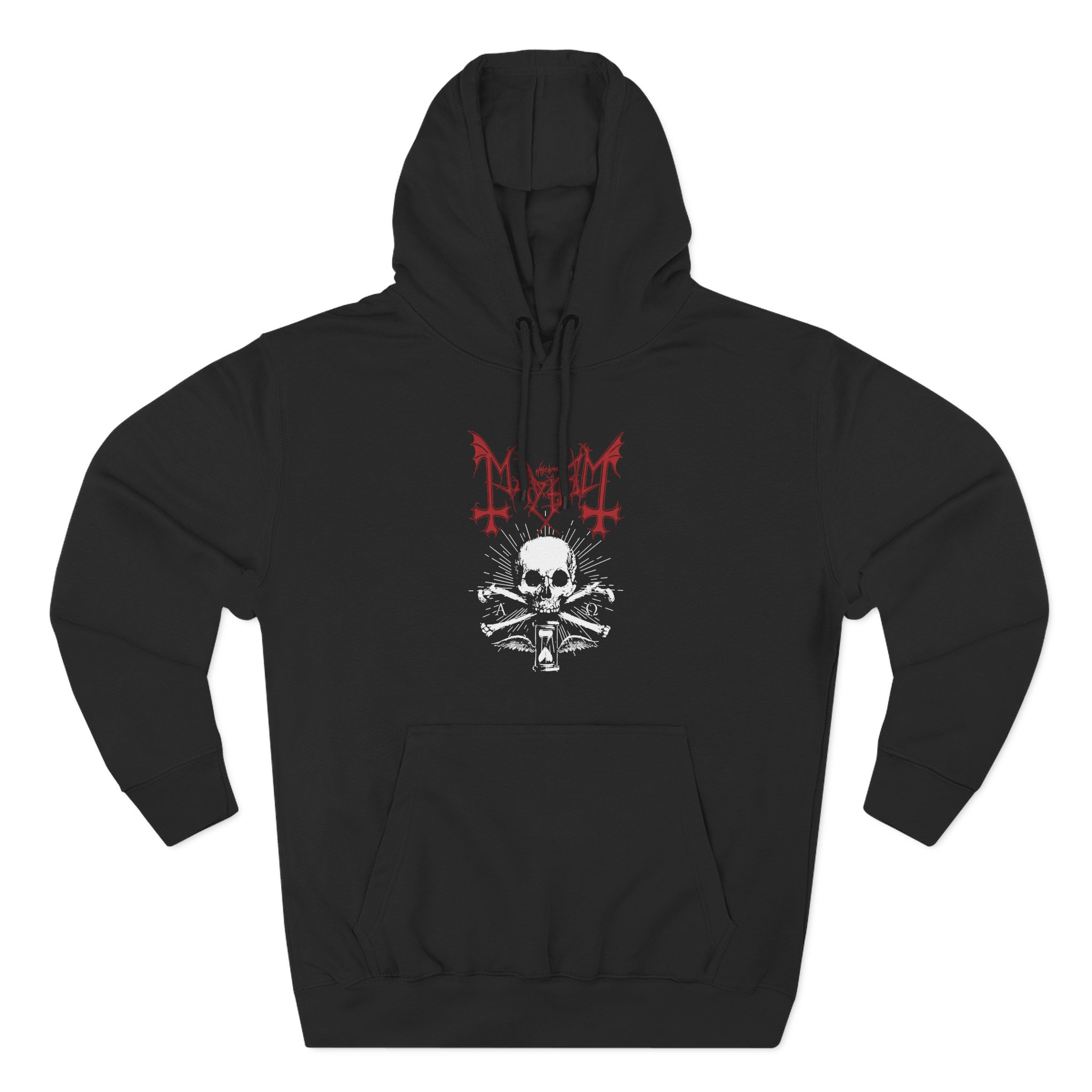 Mayhem Skull Snake Three-Panel Fleece Hoodie