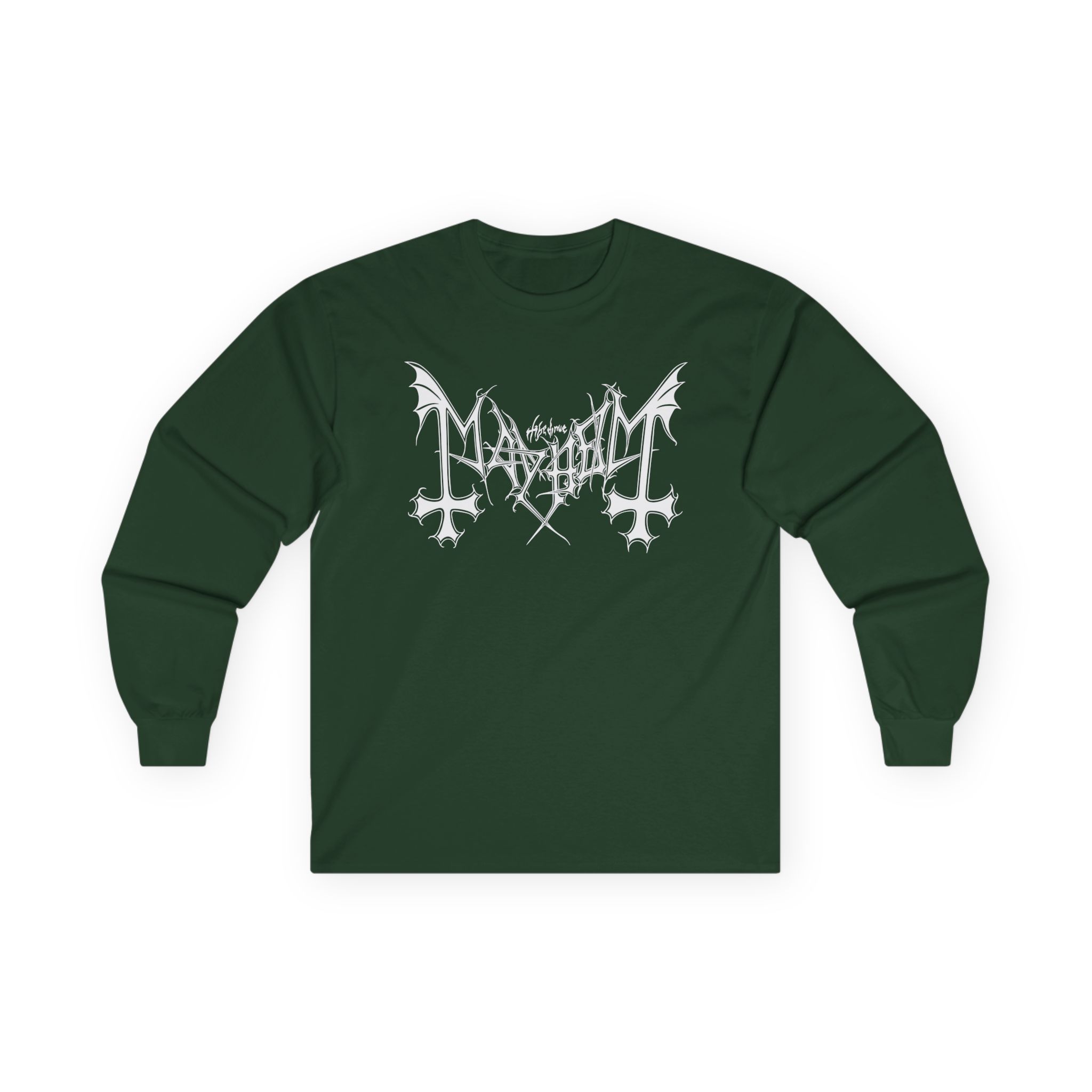 Mayhem Logo Unisex Ultra Cotton Long Sleeve Tee