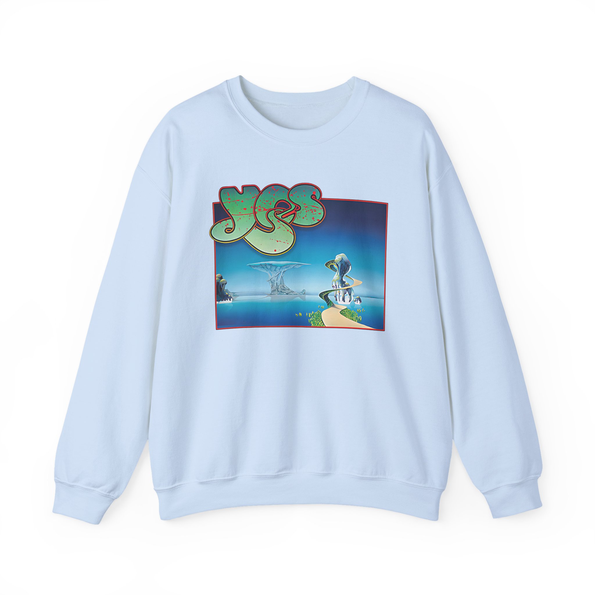 Yes Song Album Cover Unisex Heavy Blendâ„¢ Crewneck Sweatshirt