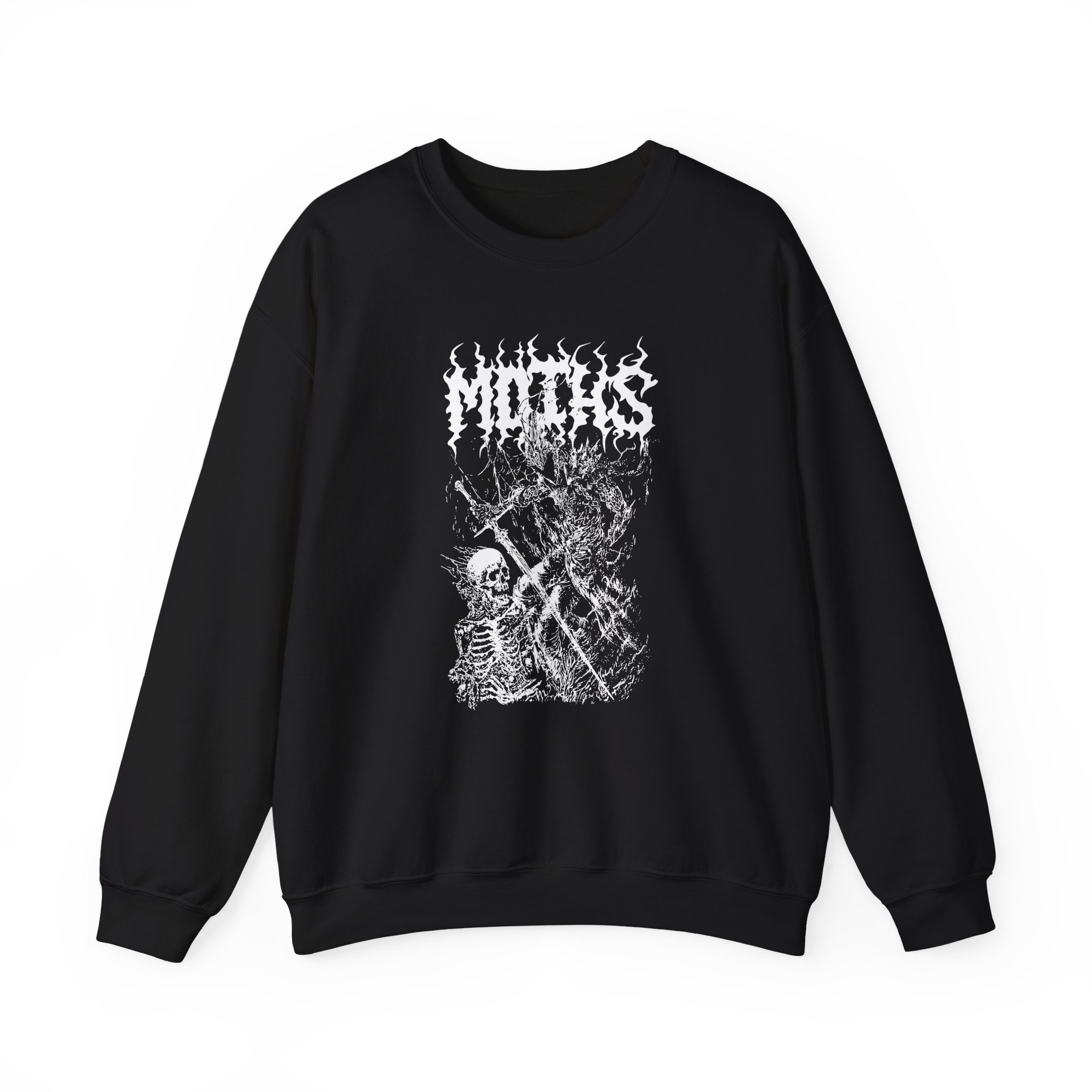 Like Moths to Flames Cycles Unisex Heavy Blendâ„¢ Crewneck Sweatshirt