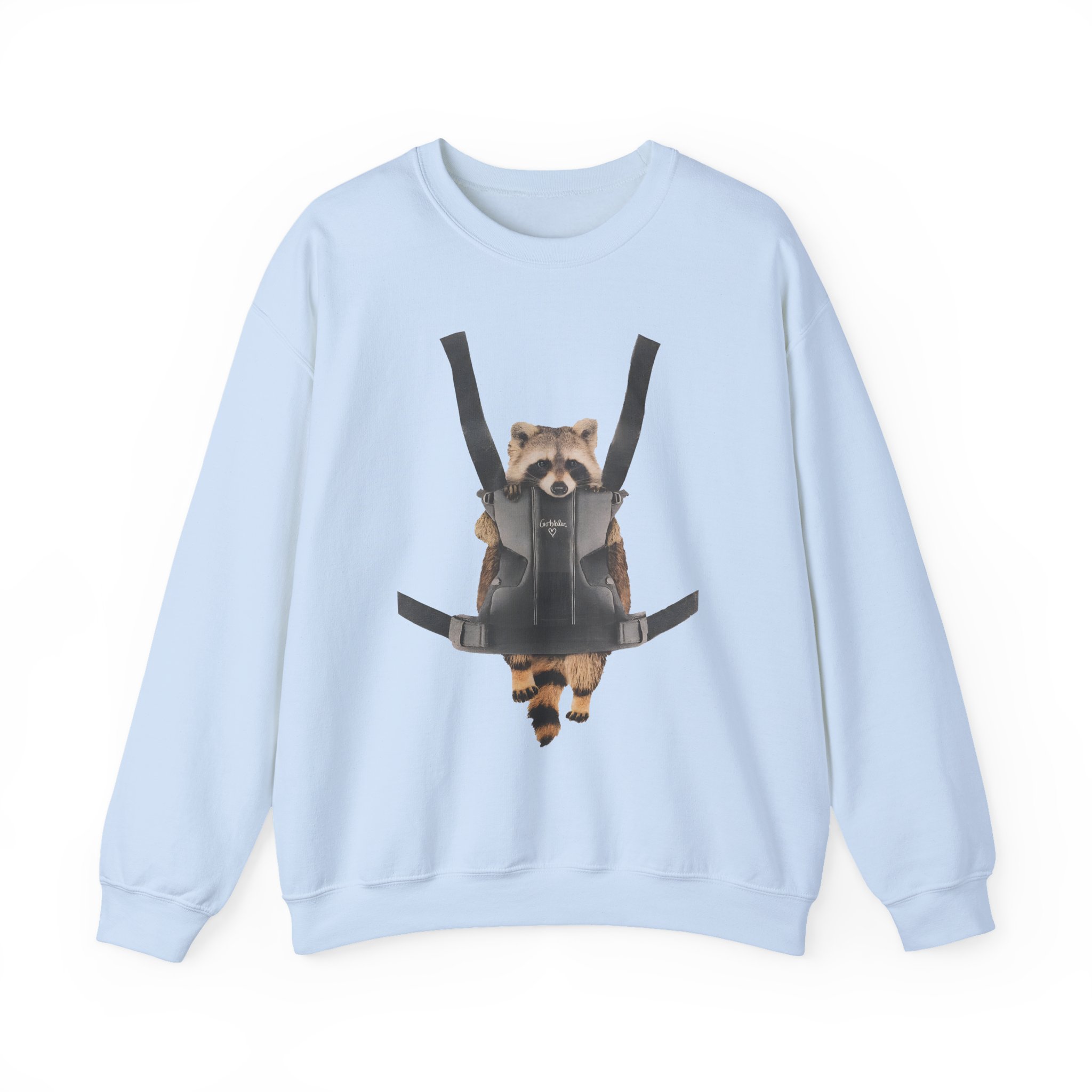 William Osman Raccoon Unisex Heavy Blendâ„¢ Crewneck Sweatshirt