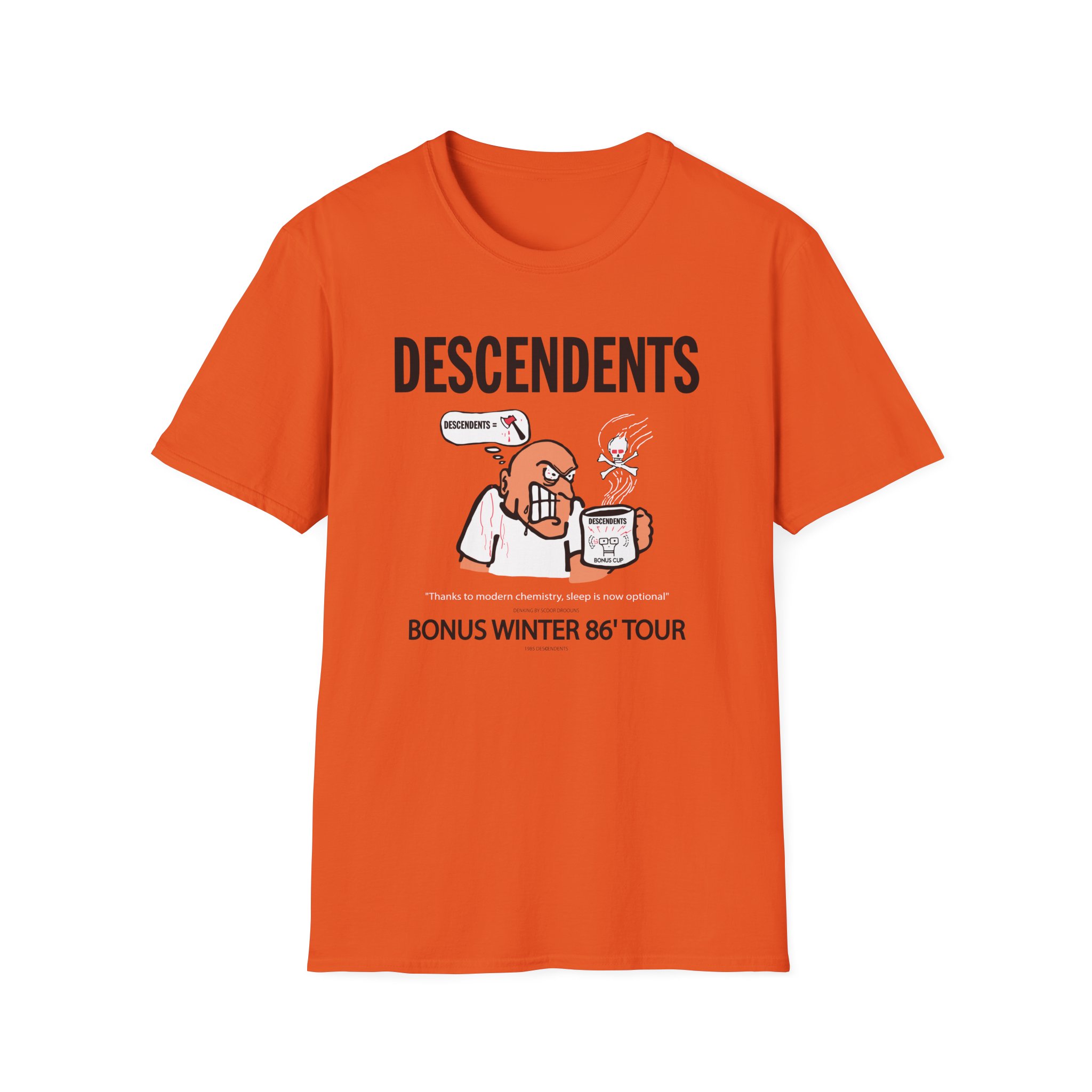 Descendents Bonus Cup '86 Tour Unisex Softstyle T-Shirt