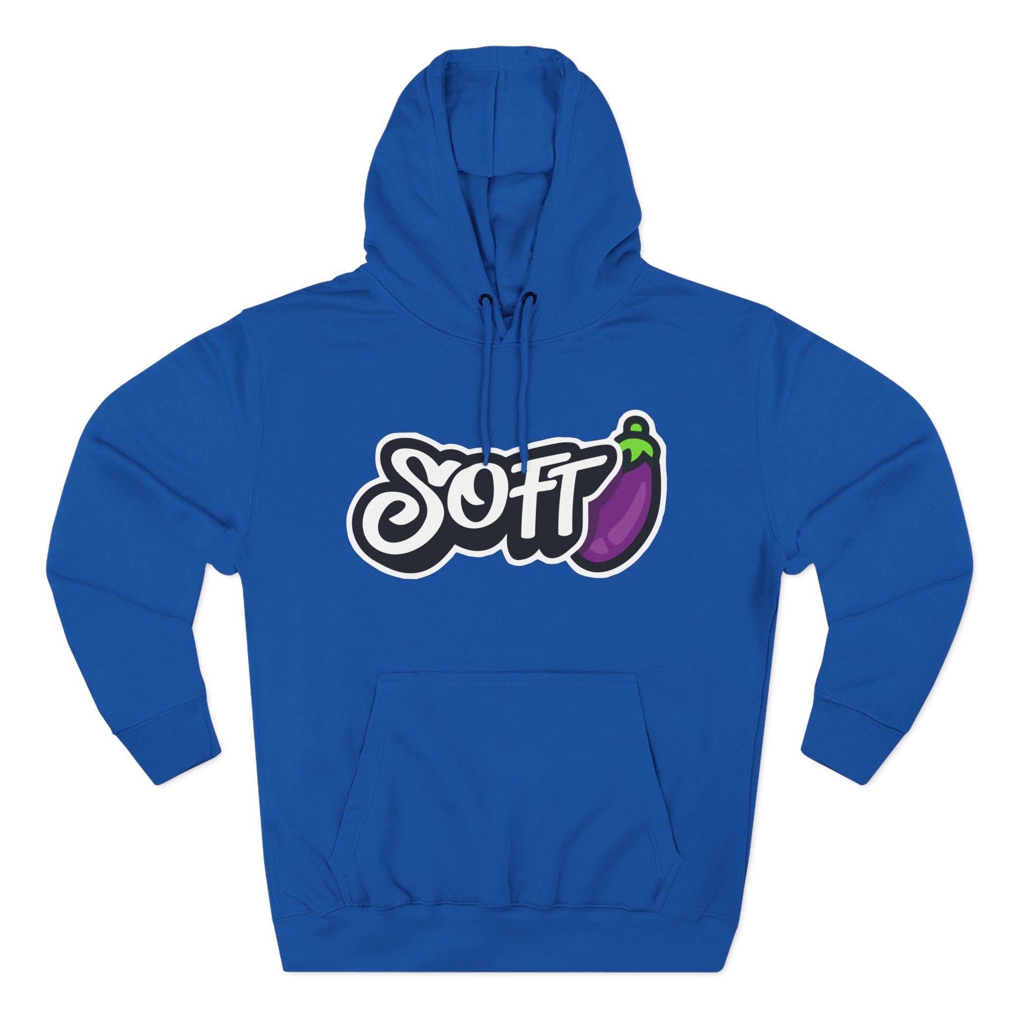 Softwilly Soft Three-Panel Fleece Hoodie