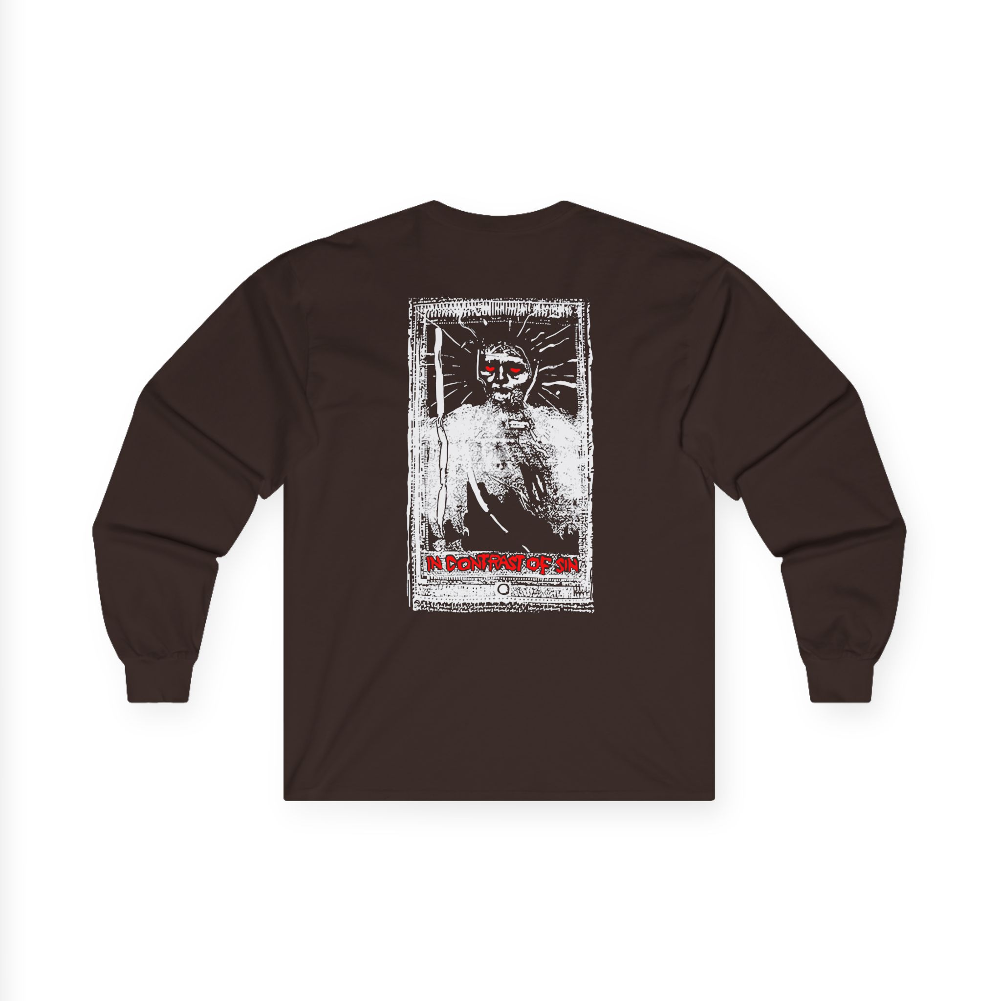 Integrity In Contrast Unisex Ultra Cotton Long Sleeve Tee