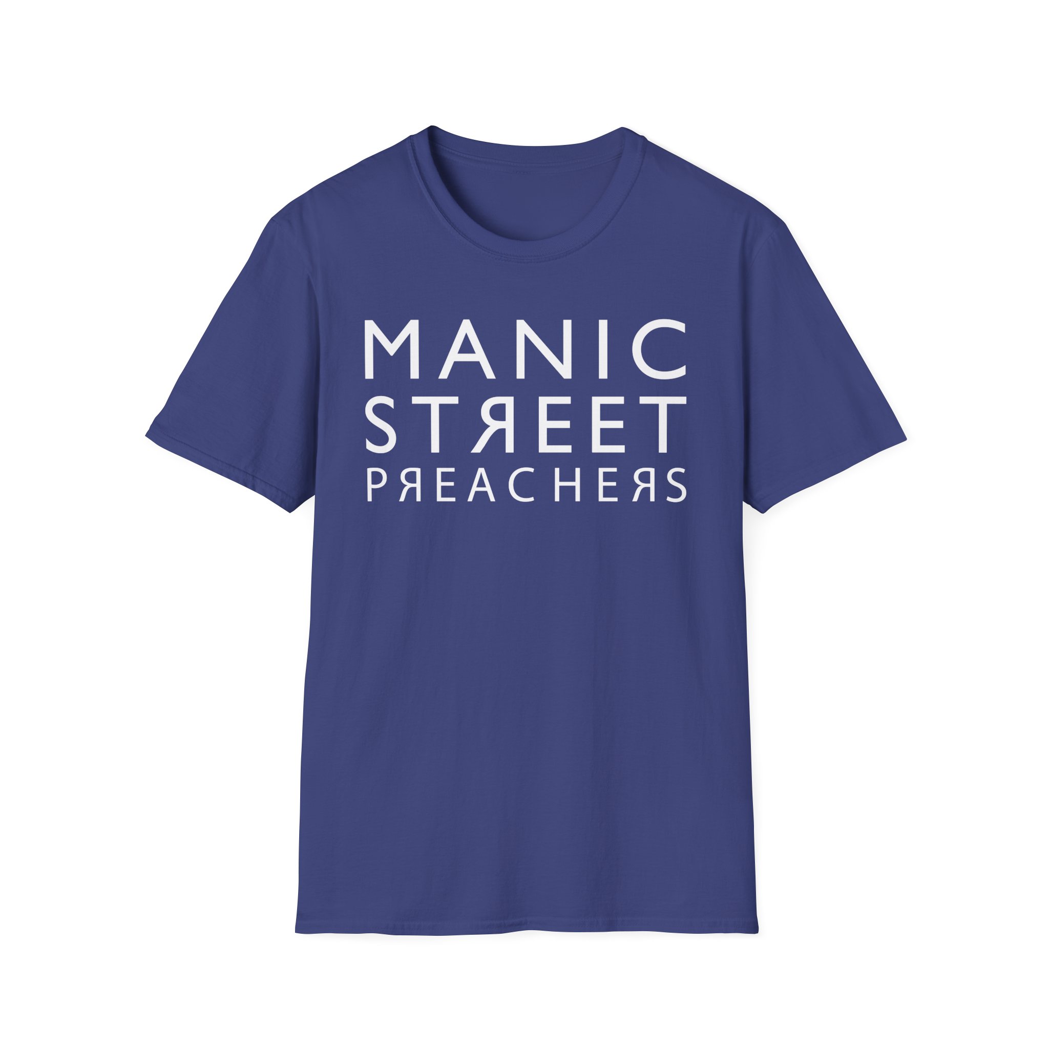 Manic Street Preachers Reversed Logo Unisex Softstyle T-Shirt