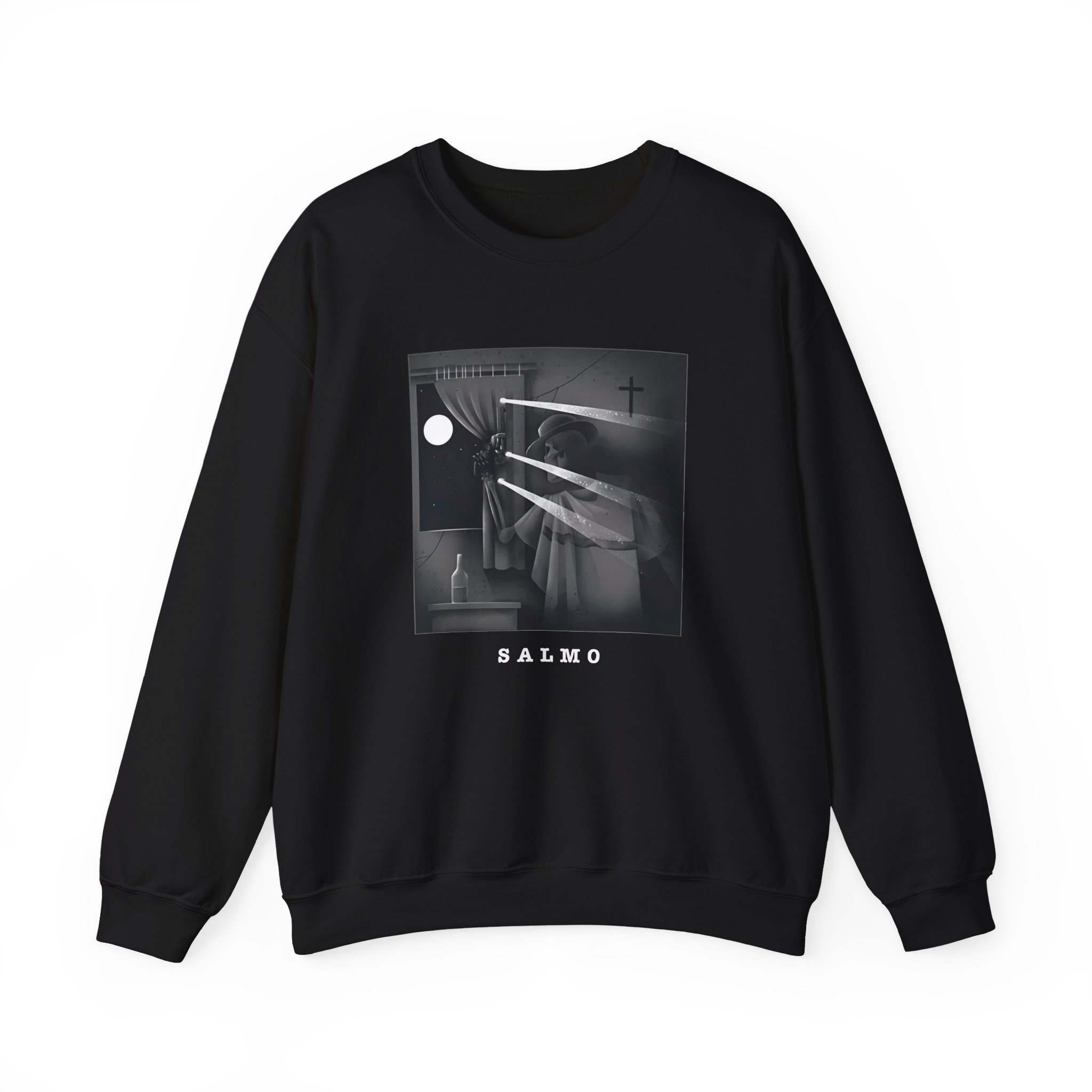 Salmo Sparare Alla Luna Unisex Heavy Blendâ„¢ Crewneck Sweatshirt